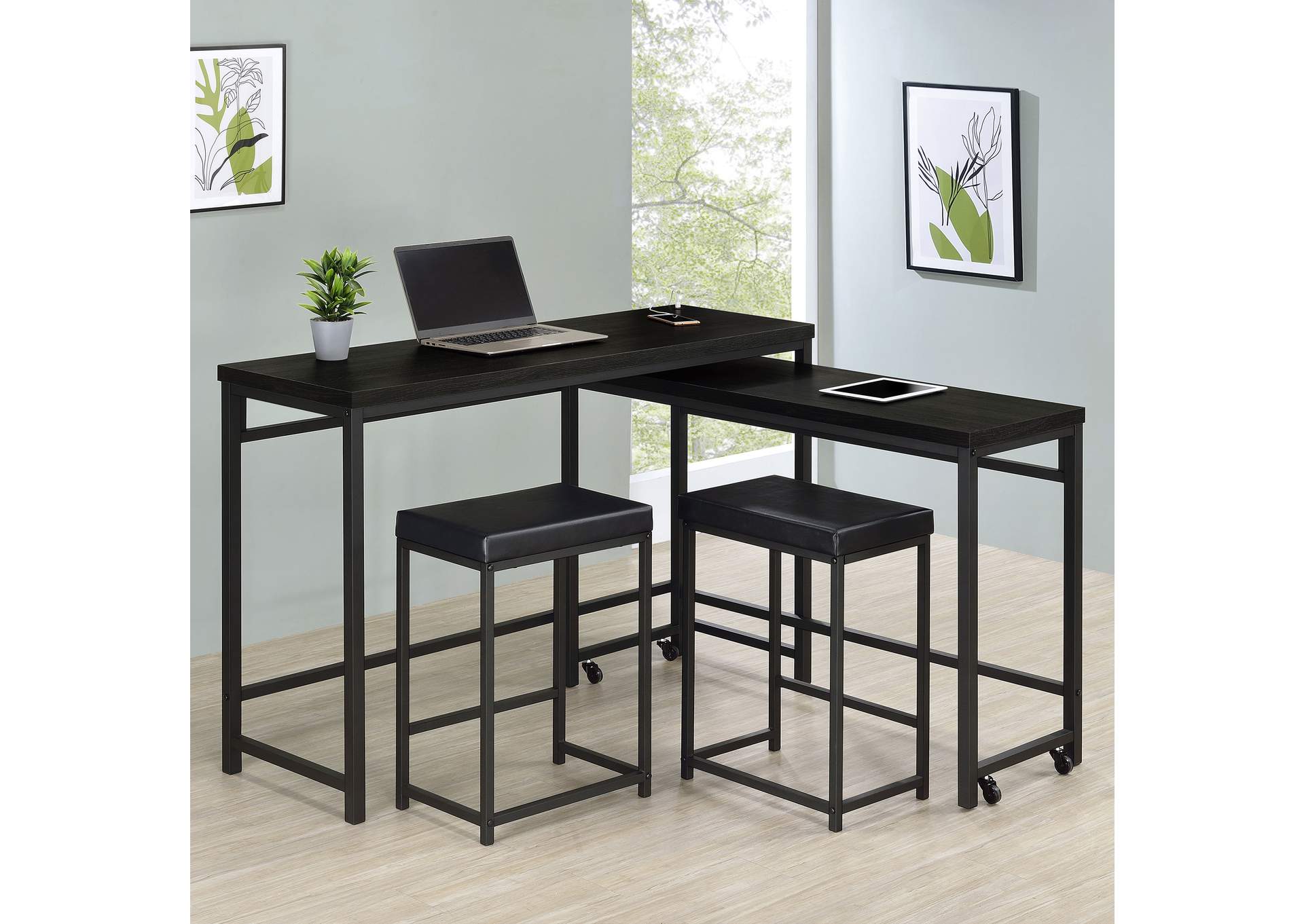 4 PC COUNTER HT DINING SET