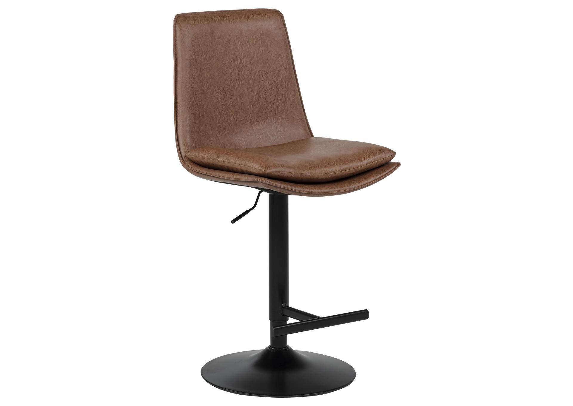 2027 Adjustable Bar Chair Coffee / Black image 4