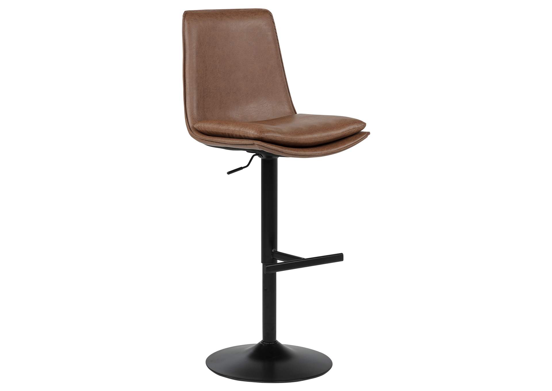 2027 Adjustable Bar Chair Coffee / Black image 1