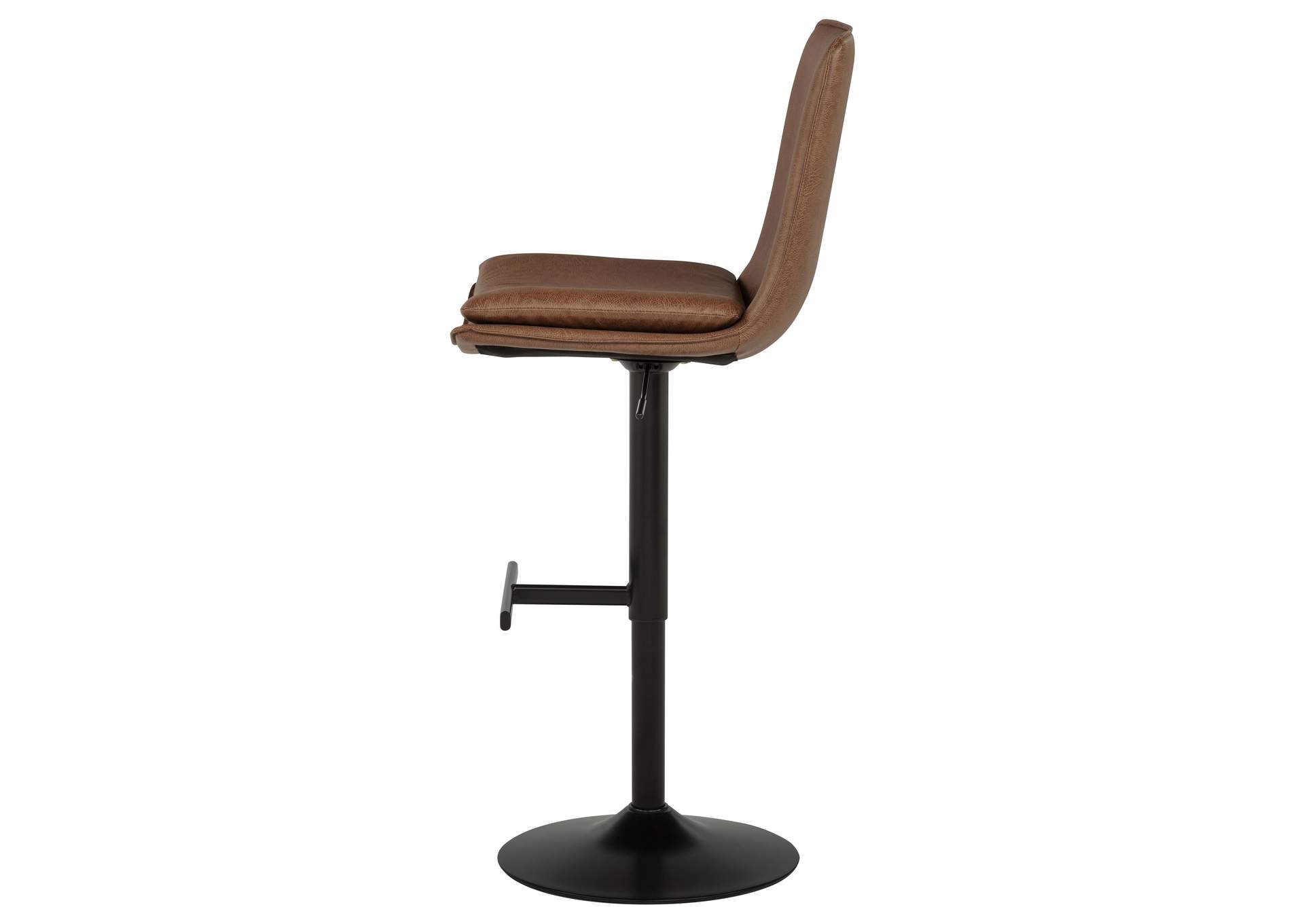 2027 Adjustable Bar Chair Coffee / Black image 7