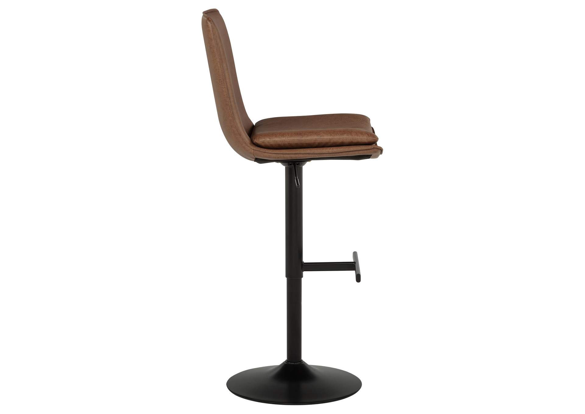 2027 Adjustable Bar Chair Coffee / Black image 11