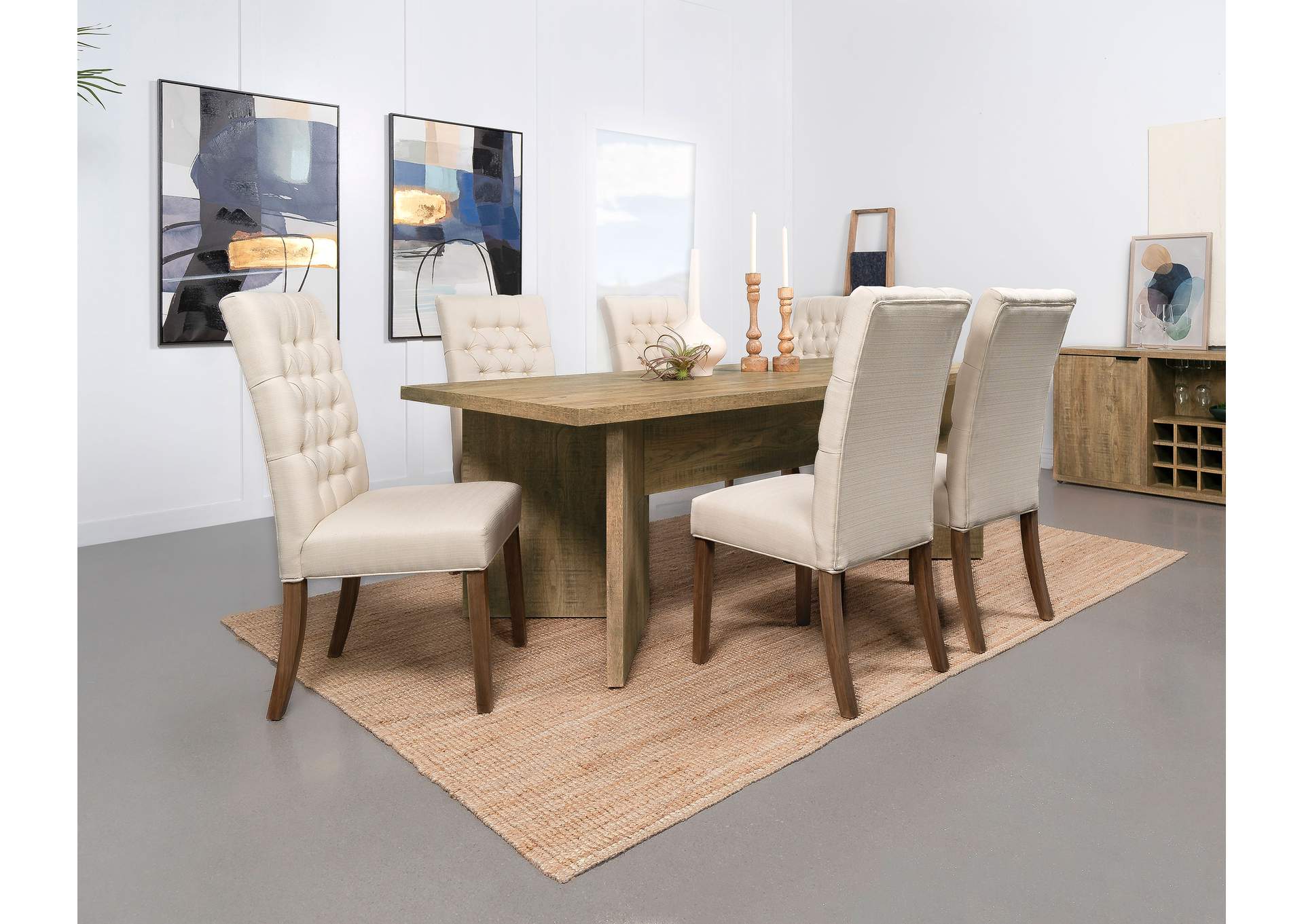 Jamestown 84-inch Composite Wood Dining Table Mango