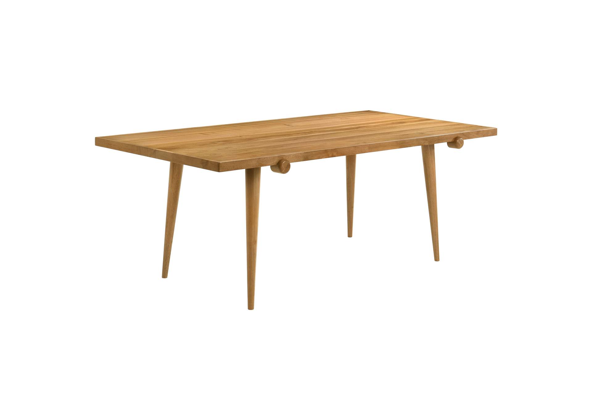 Fabra 7-piece 79-inch Rectangular Dining Set Honey Wheat image 3