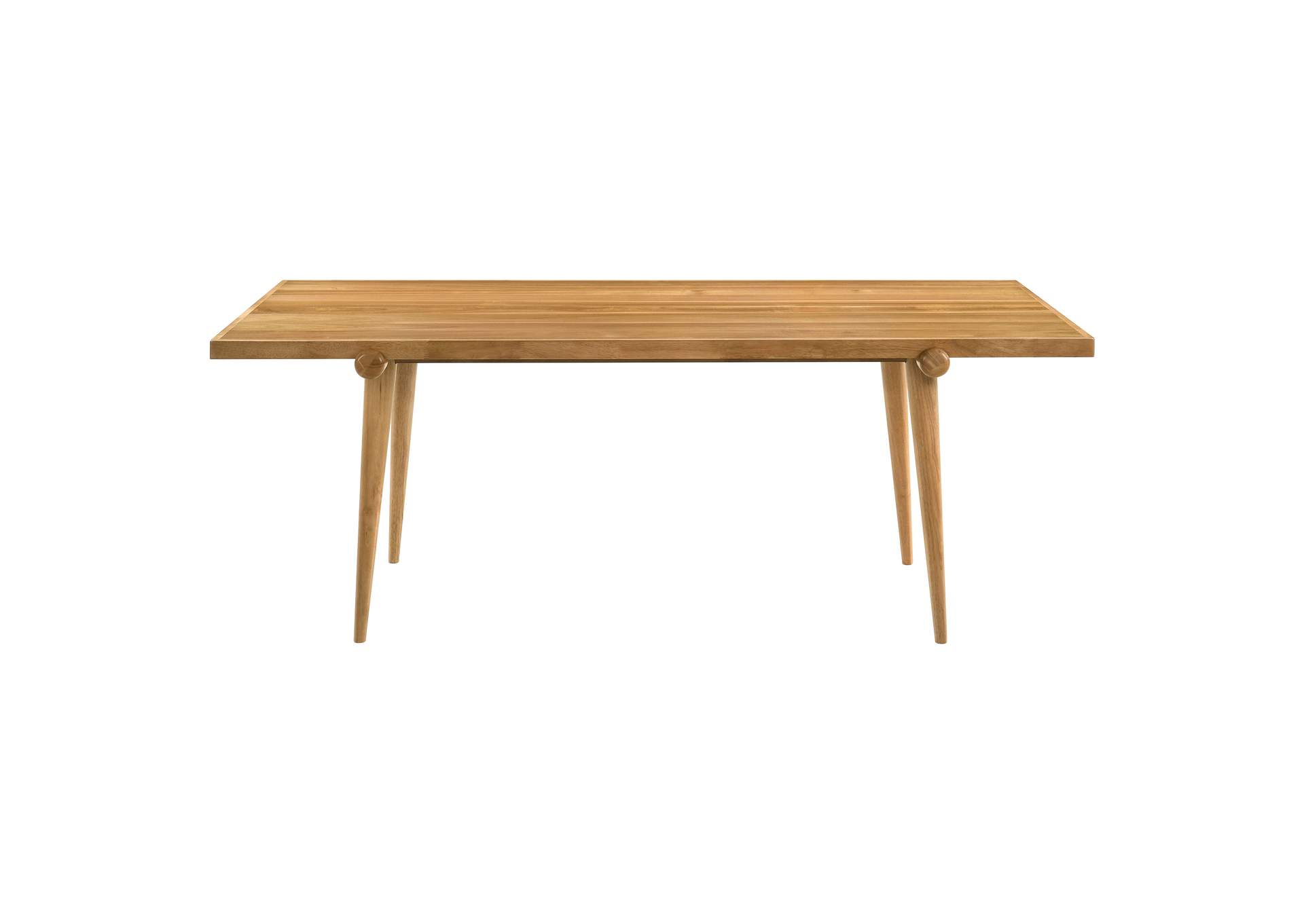 Fabra 7-piece 79-inch Rectangular Dining Set Honey Wheat image 4
