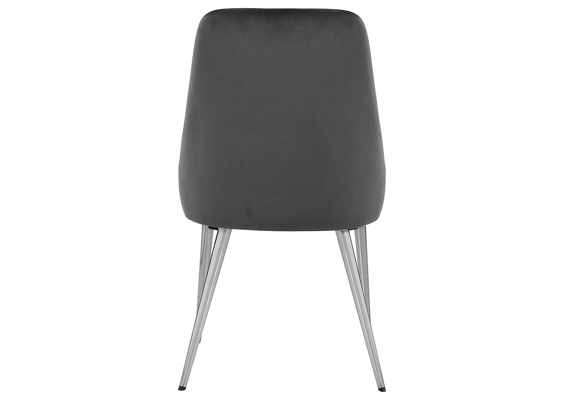 Cabianca Curved Back Side Chairs Grey (Set of 2)
