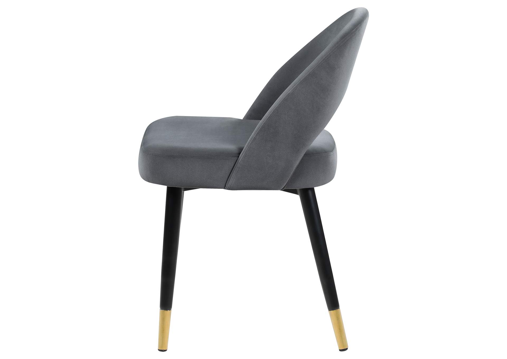 Lindsey Upholstered Dining Side Chair Grey (Set of 2)