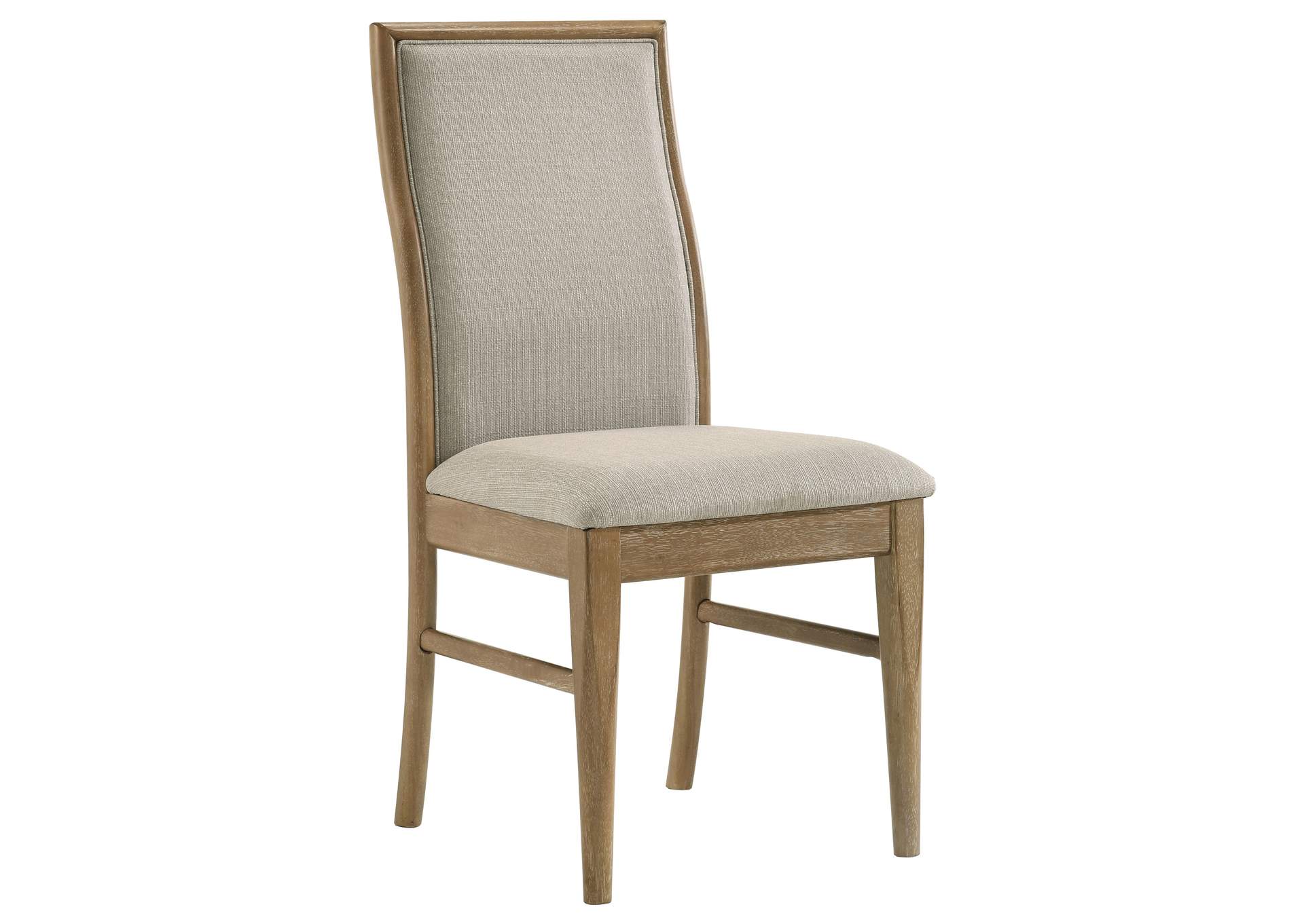 Adina 8-piece Extension Dining Set Distressed Light Brown