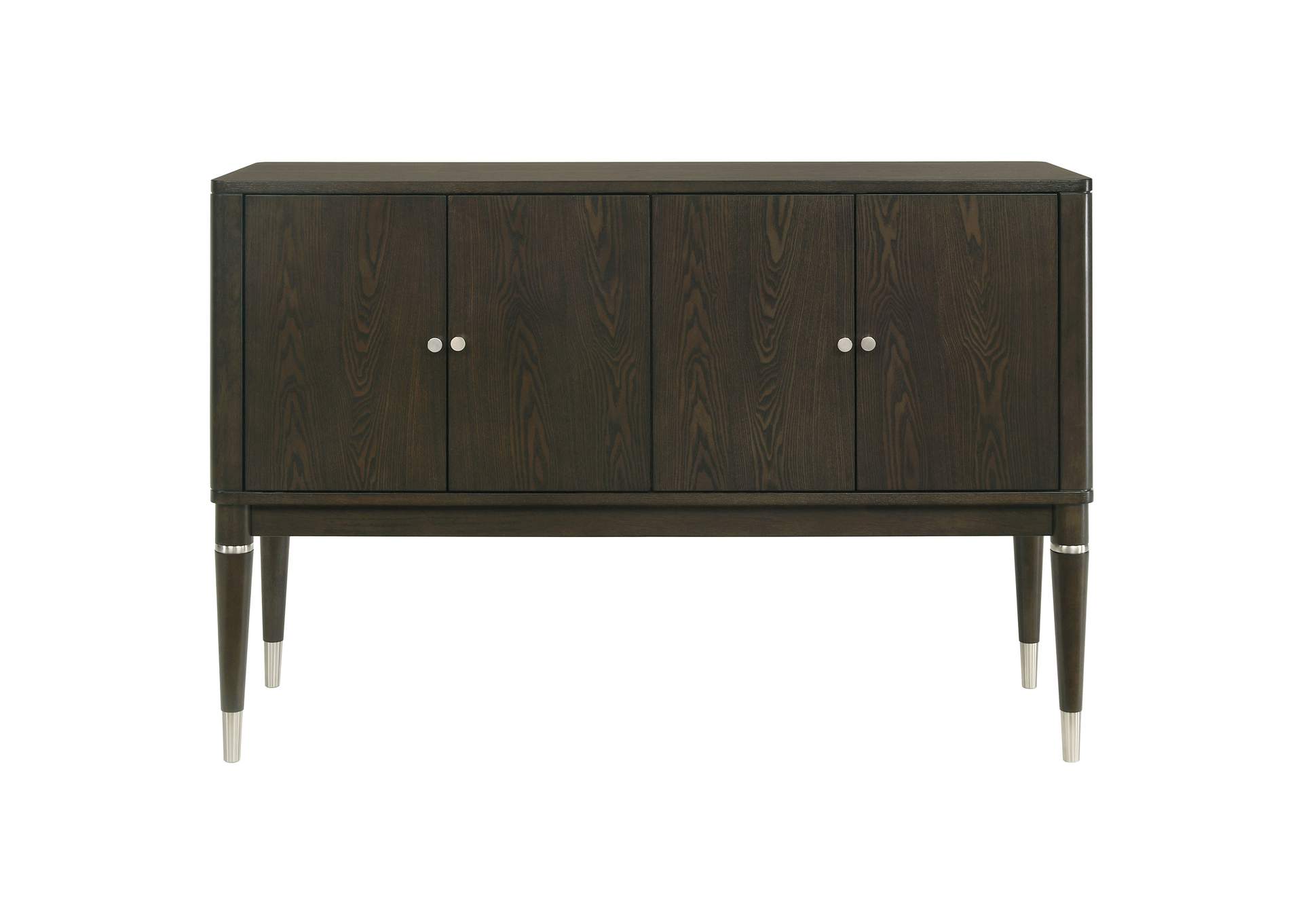 Reseda 4-door Dining Sideboard Server with Shelves Ash Brown