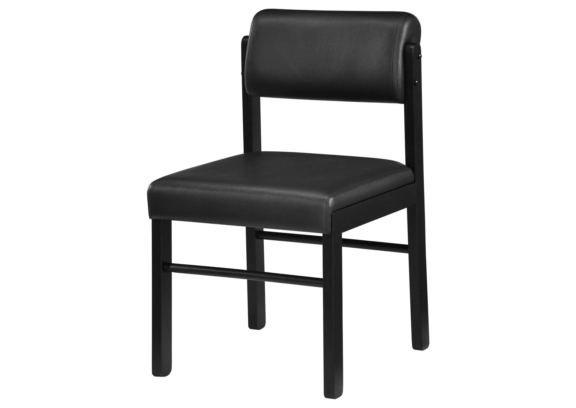 Kehoe Upholstered Dining Side Chair Black (Set of 2) image 5