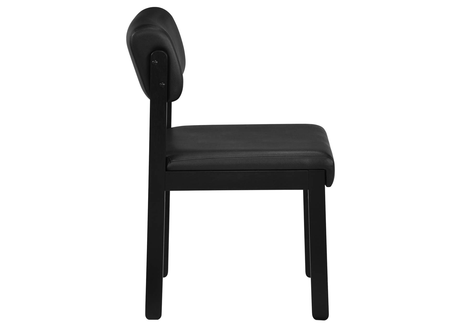 Kehoe Upholstered Dining Side Chair Black (Set of 2) image 9