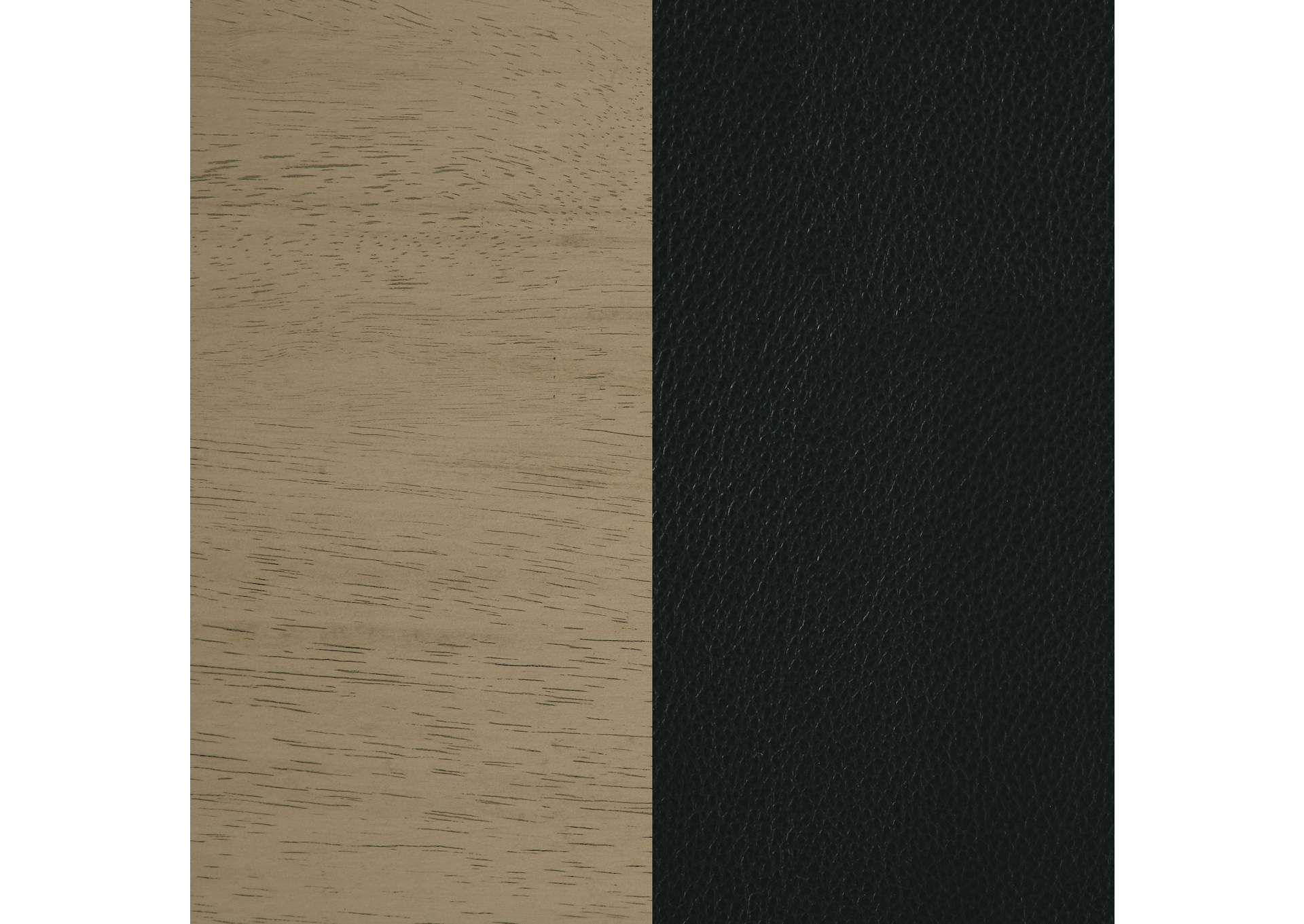 Kehoe Upholstered Counter Height Chair Black and Natural Oak (Set of 2) image 12