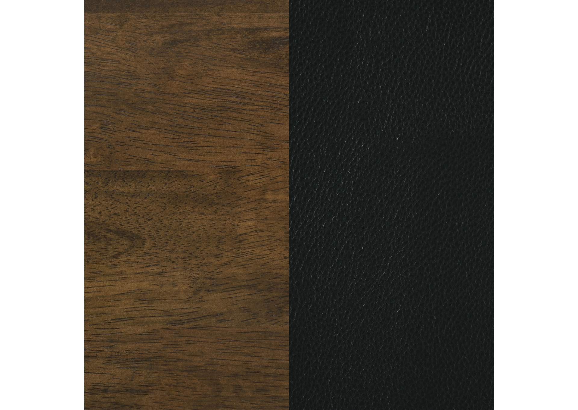 Kehoe Upholstered Counter Height Chair Black and Walnut (Set of 2) image 12