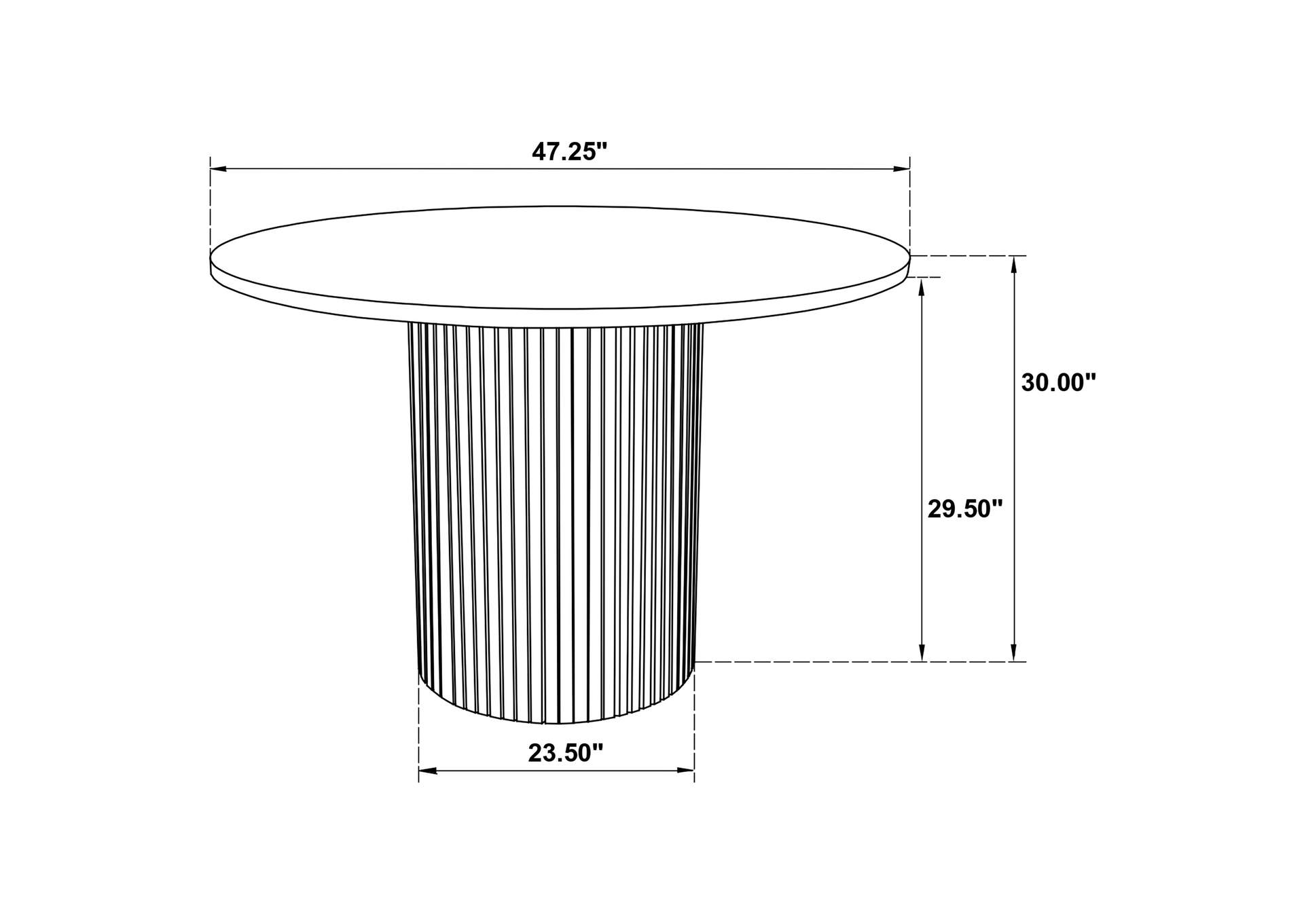 Hamlyn 5-piece Round Wood Dining Set Wheat and Black image 11