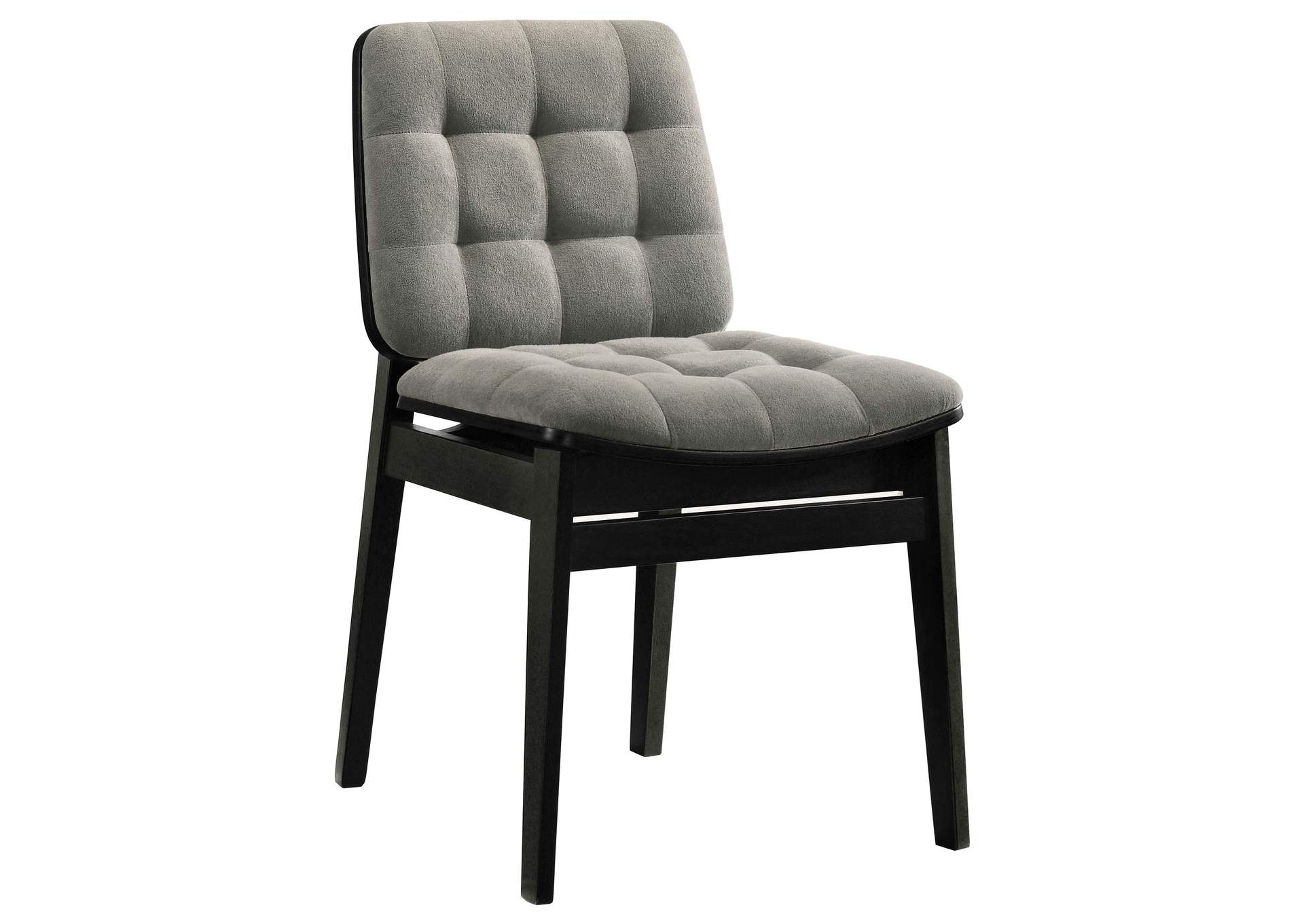 Hamlyn 5-piece Round Wood Dining Set Grey and Black image 5