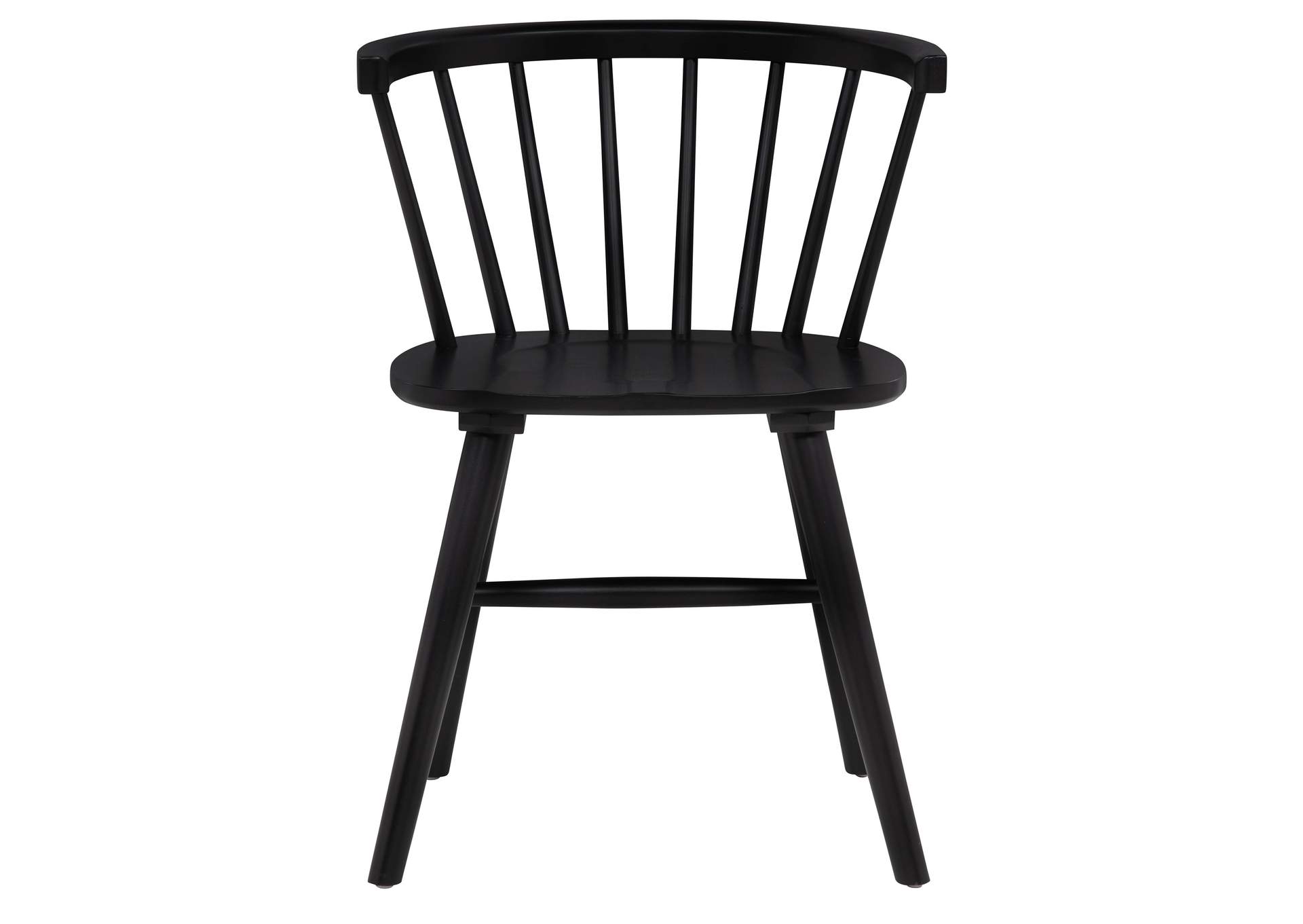 Hamlyn 5-piece Round Wood Dining Set Black image 5