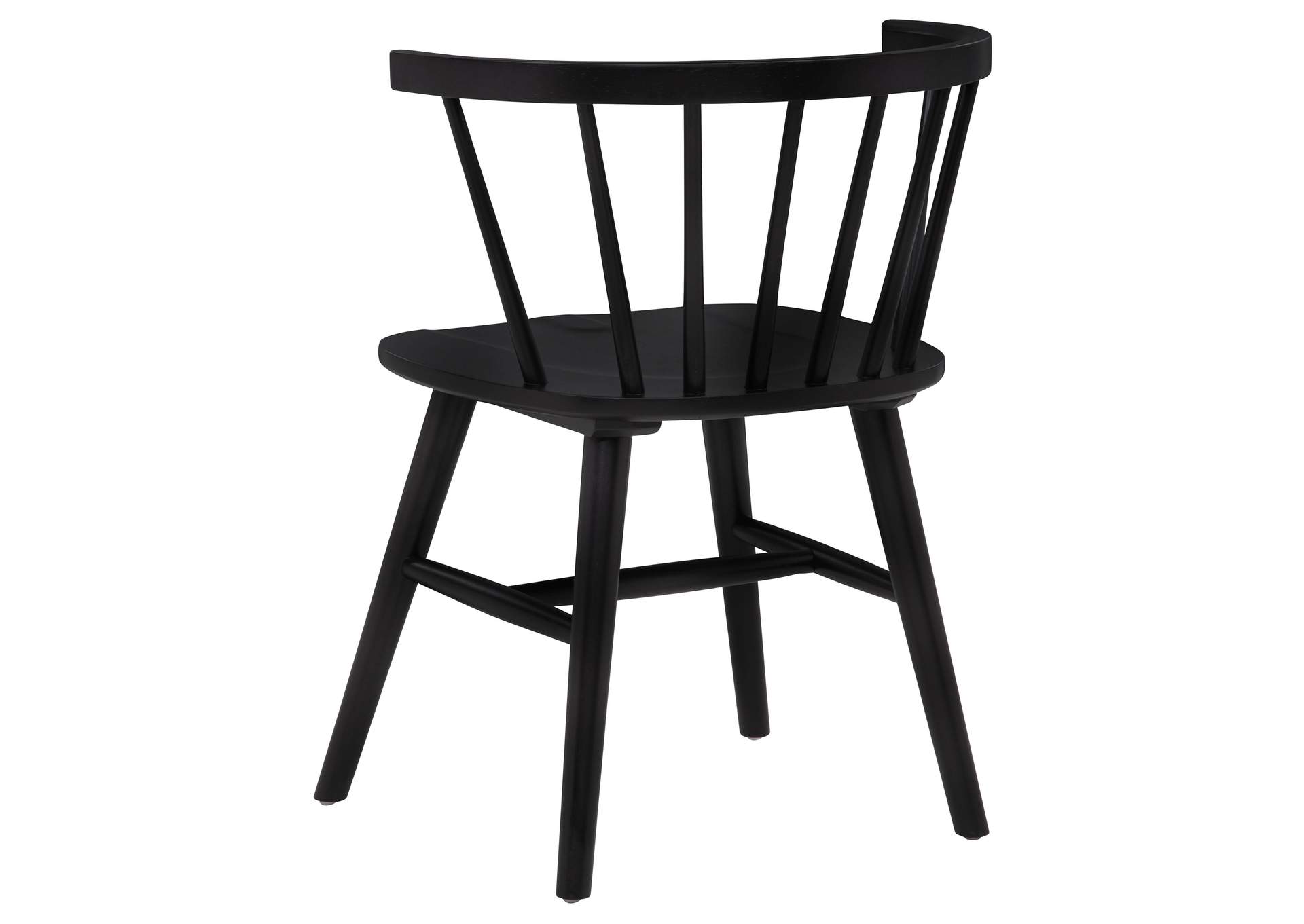 Hamlyn 5-piece Round Wood Dining Set Black image 6