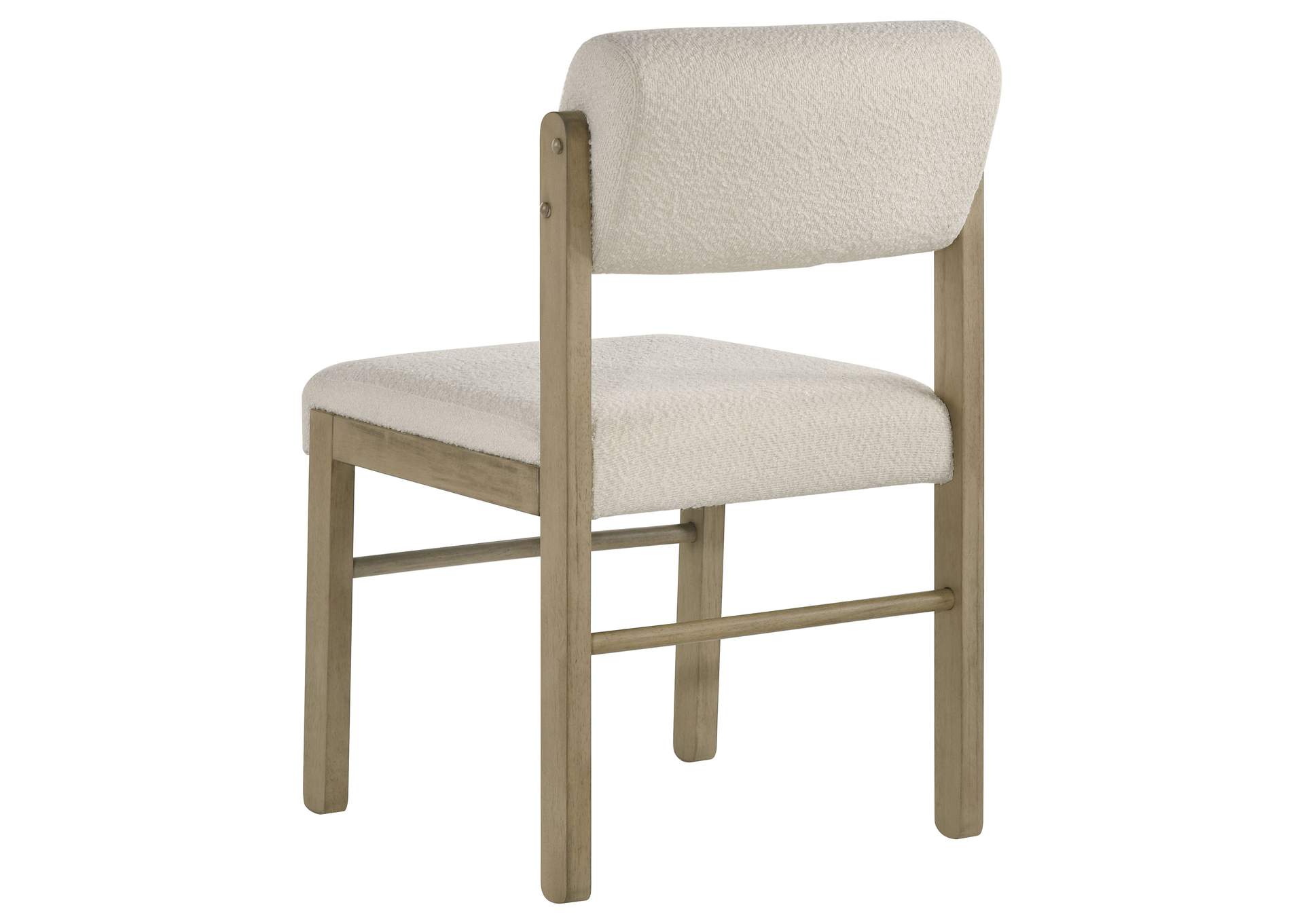 Hamlyn 5-piece Round Wood Dining Set Cream and Natural Oak image 8