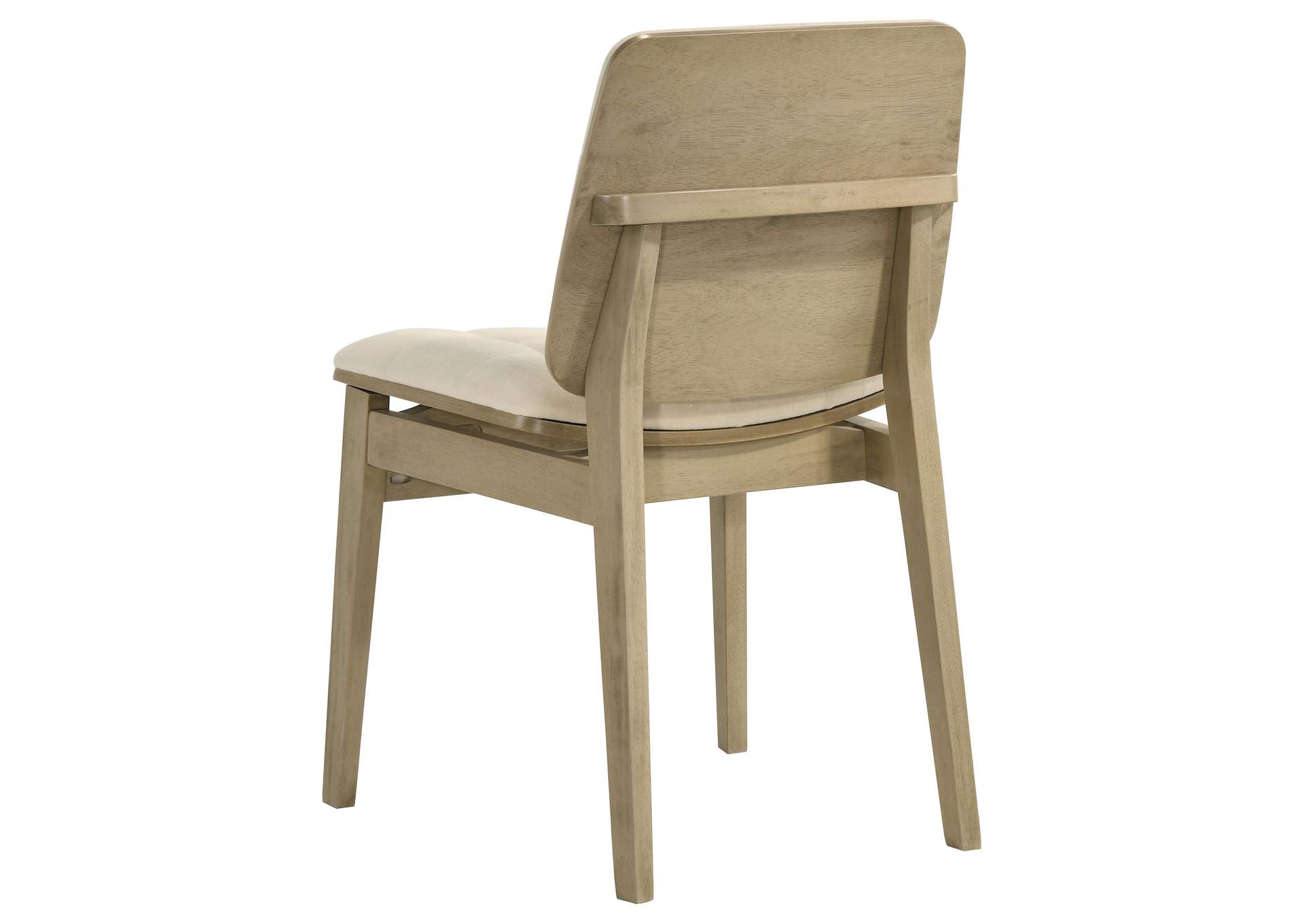 Hamlyn 5-piece Round Wood Dining Set Cream and Natural Oak image 8