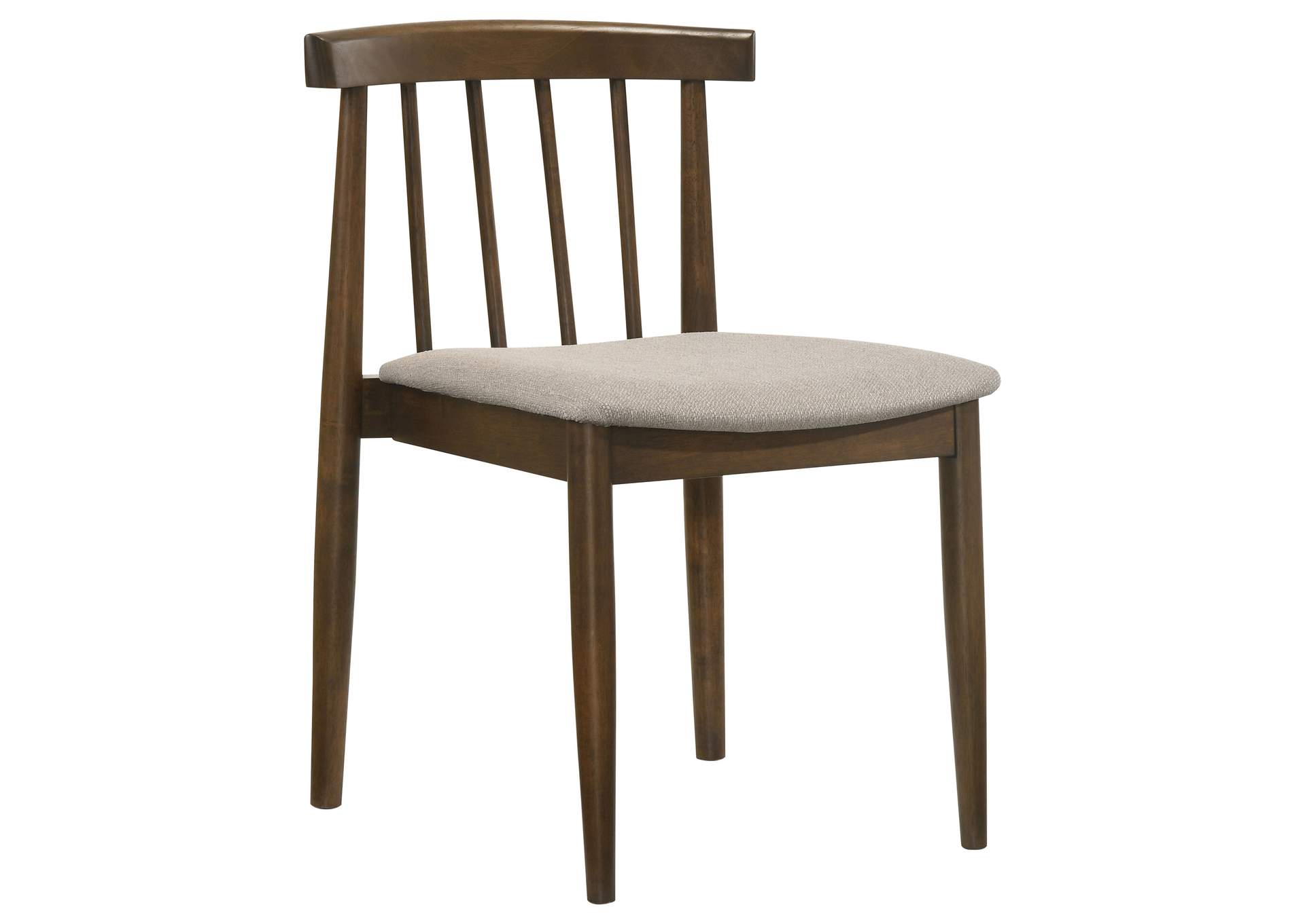 Hamlyn 5-piece Round Wood Dining Set Wheat and Walnut image 5