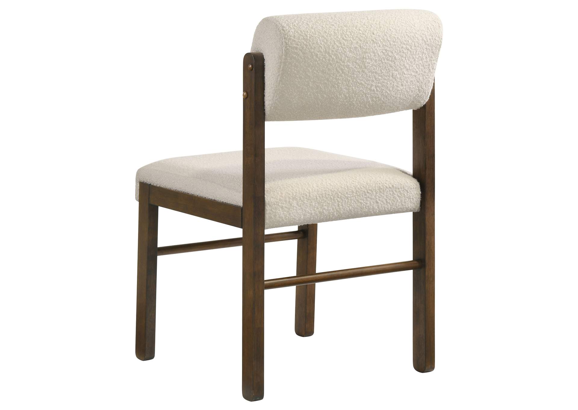 Hamlyn 5-piece Round Wood Dining Set Cream and Walnut image 7