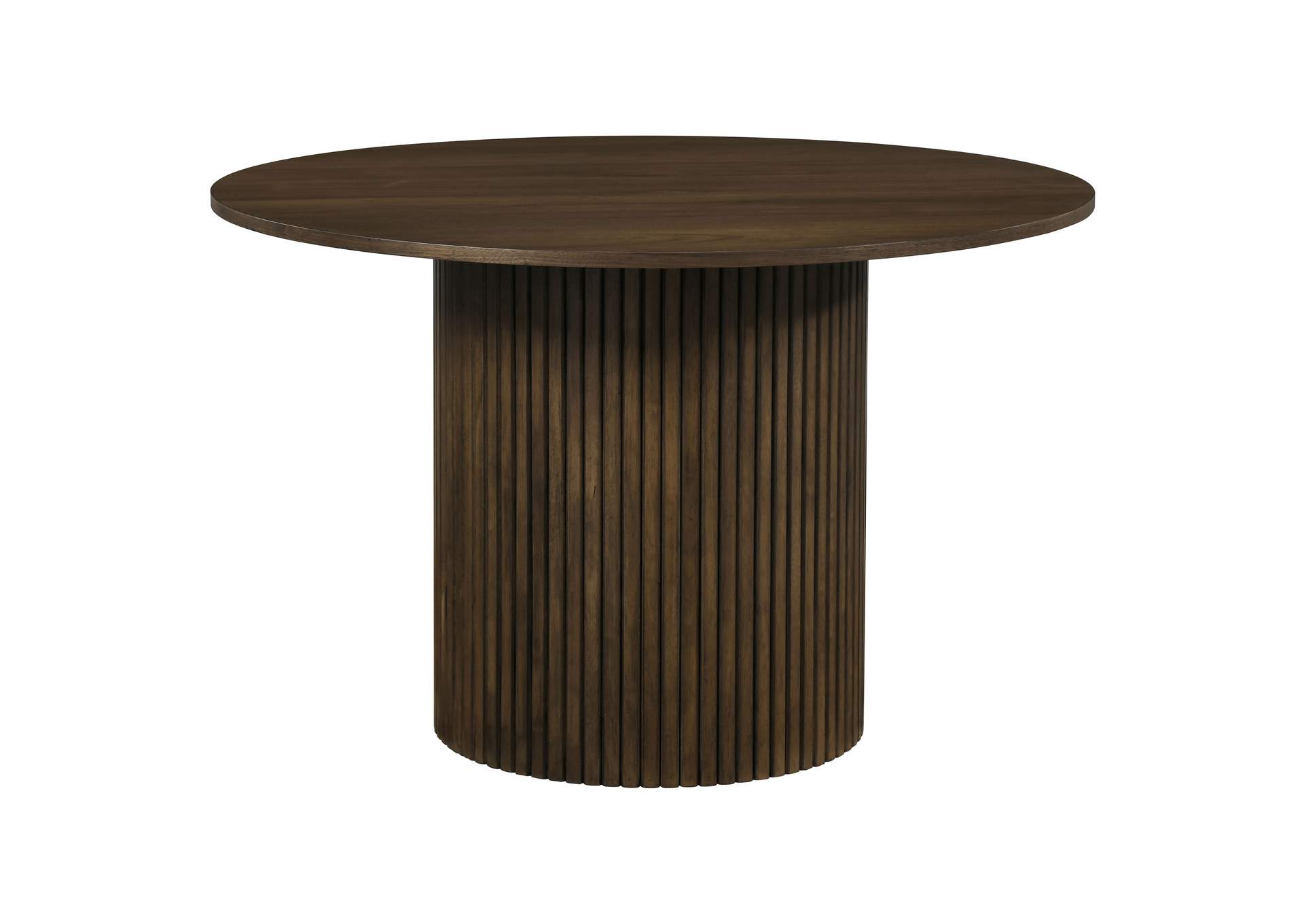 Hamlyn 5-piece Round Wood Dining Set Black and Walnut image 3