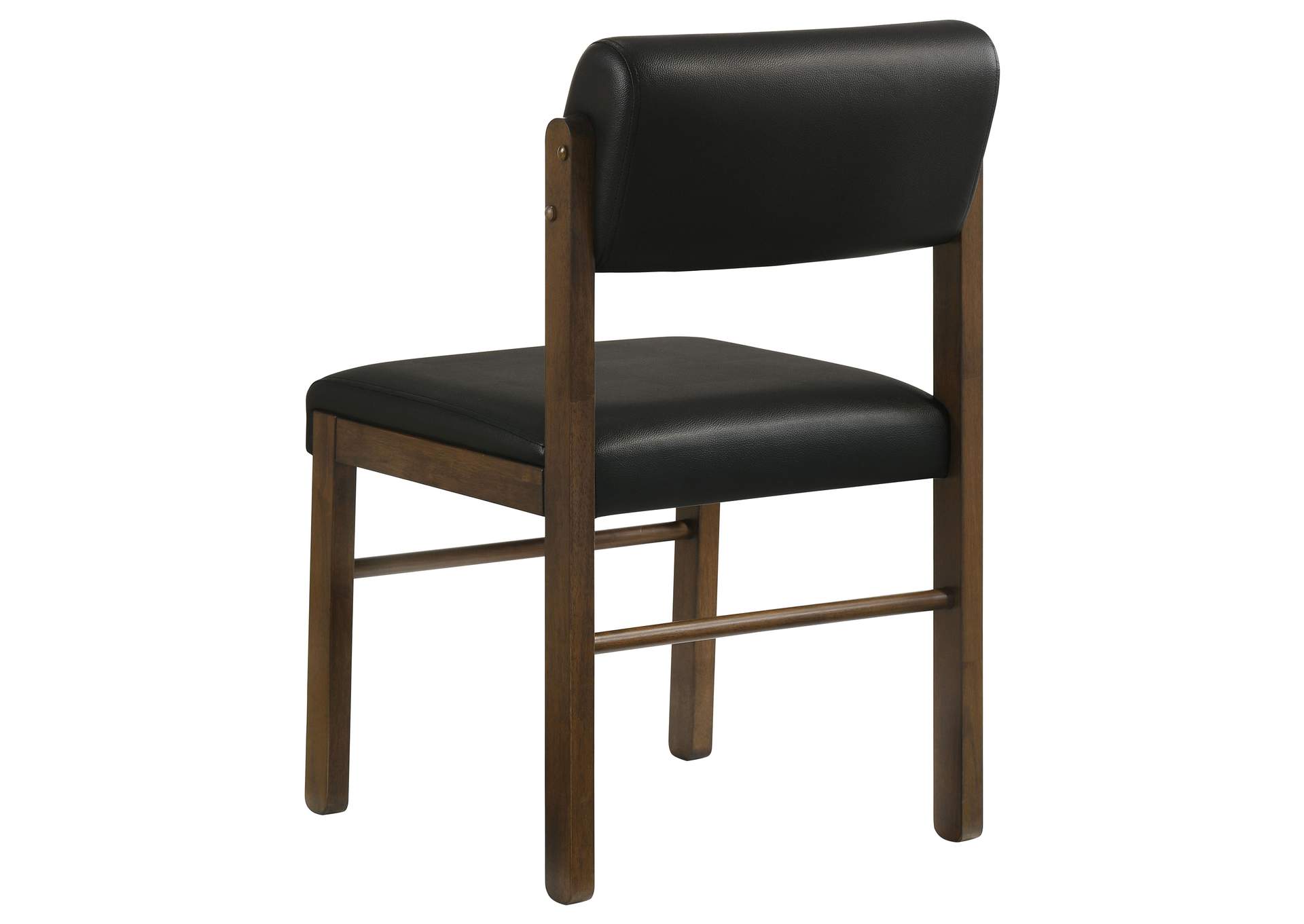 Hamlyn 5-piece Round Wood Dining Set Black and Walnut image 7