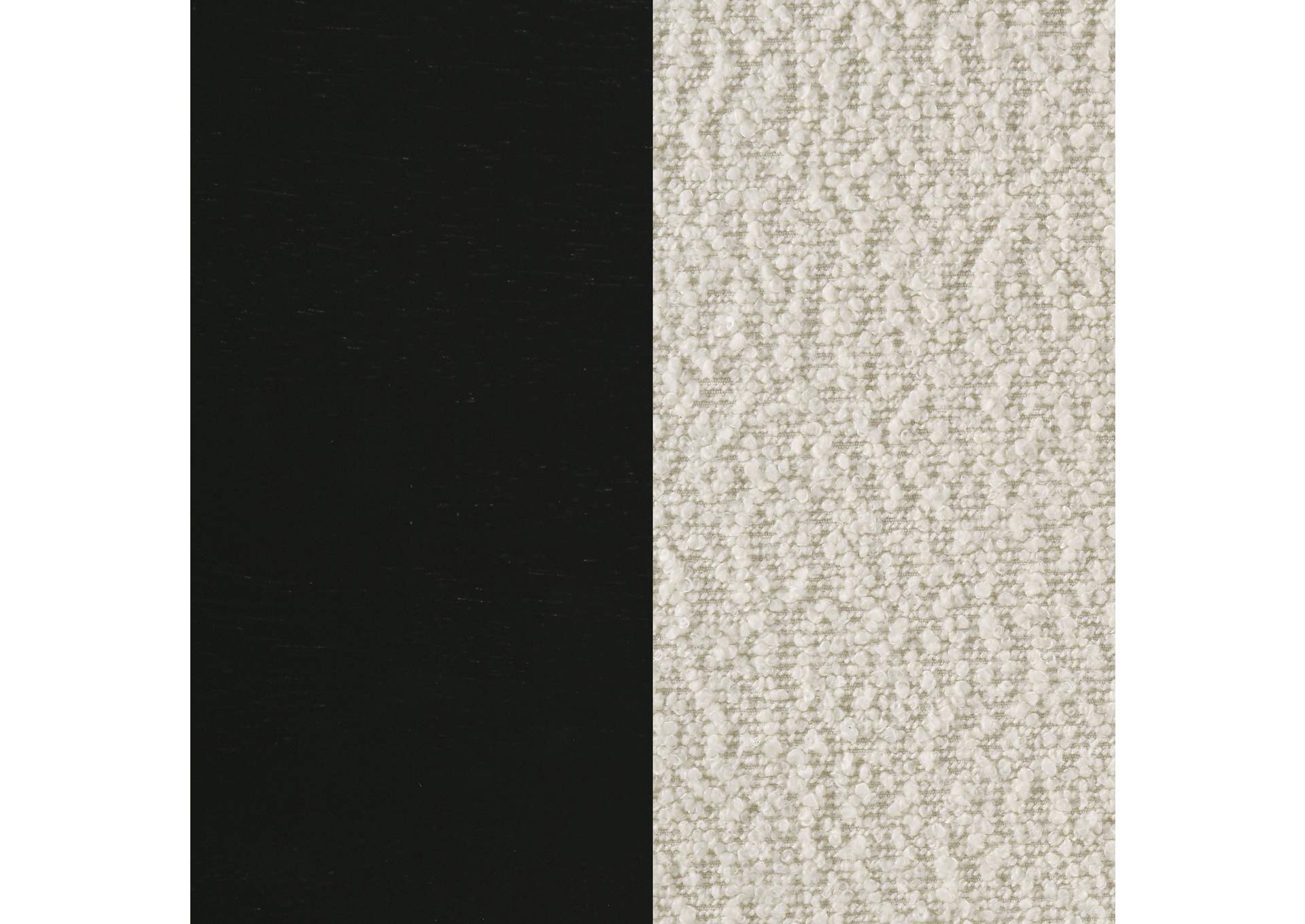 Kehoe Upholstered Dining Side Chair Cream and Black (Set of 2) image 12