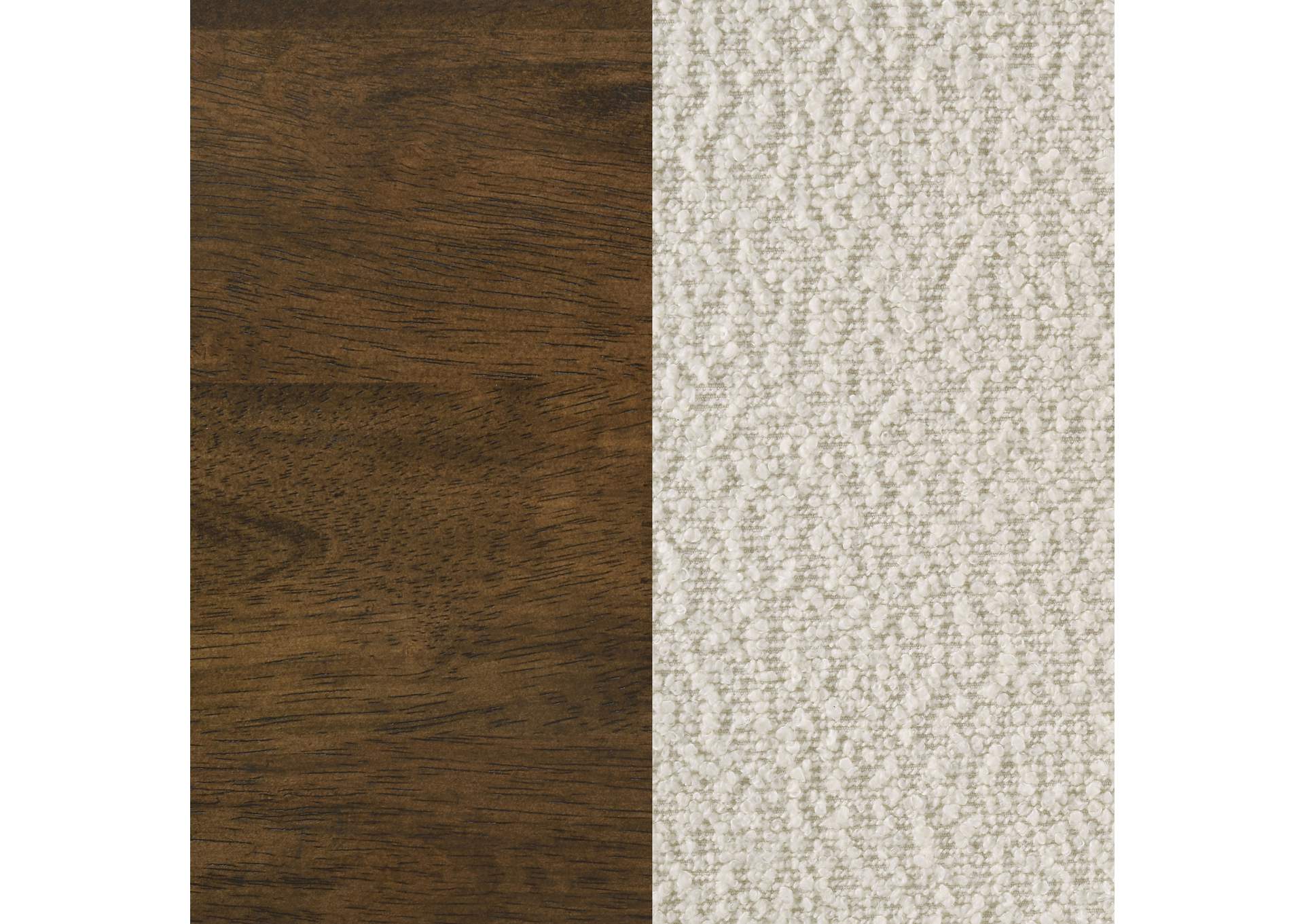 Kehoe Upholstered Dining Side Chair Cream and Walnut (Set of 2) image 13