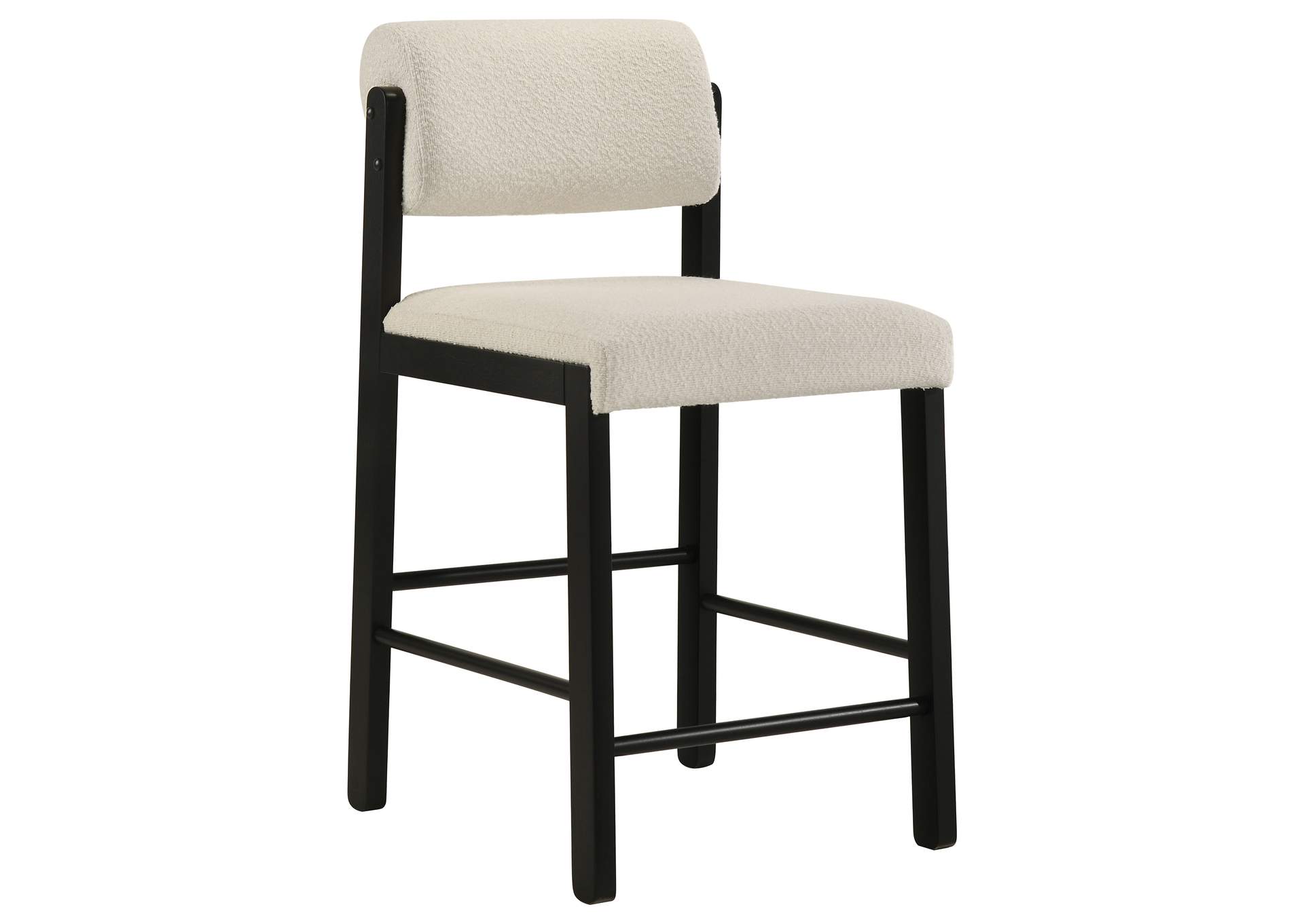 Hamlyn 5-piece Round Wood Counter Height Dining Set Cream and Black image 6