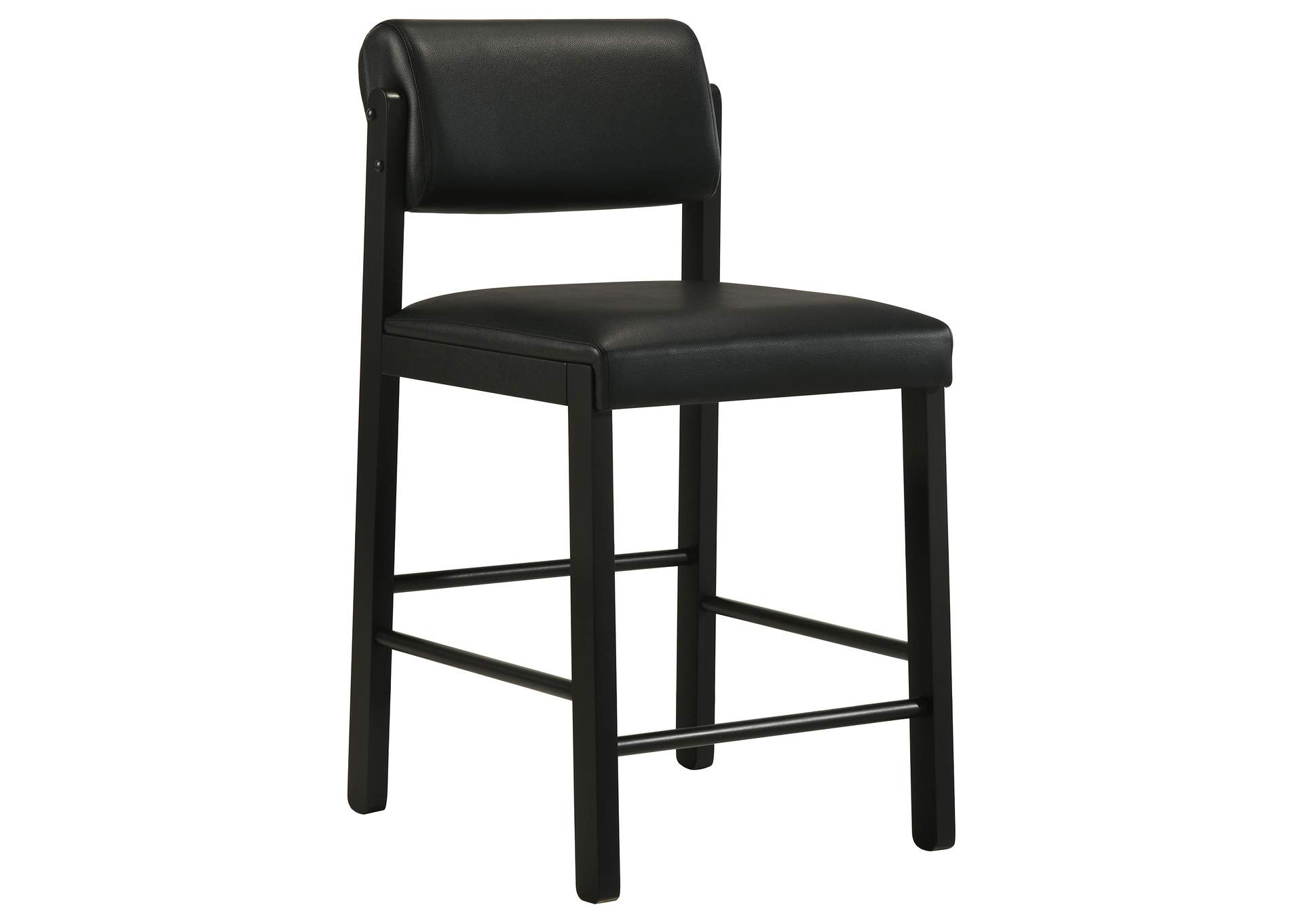 Hamlyn 5-piece Round Wood Counter Height Dining Set Black image 6