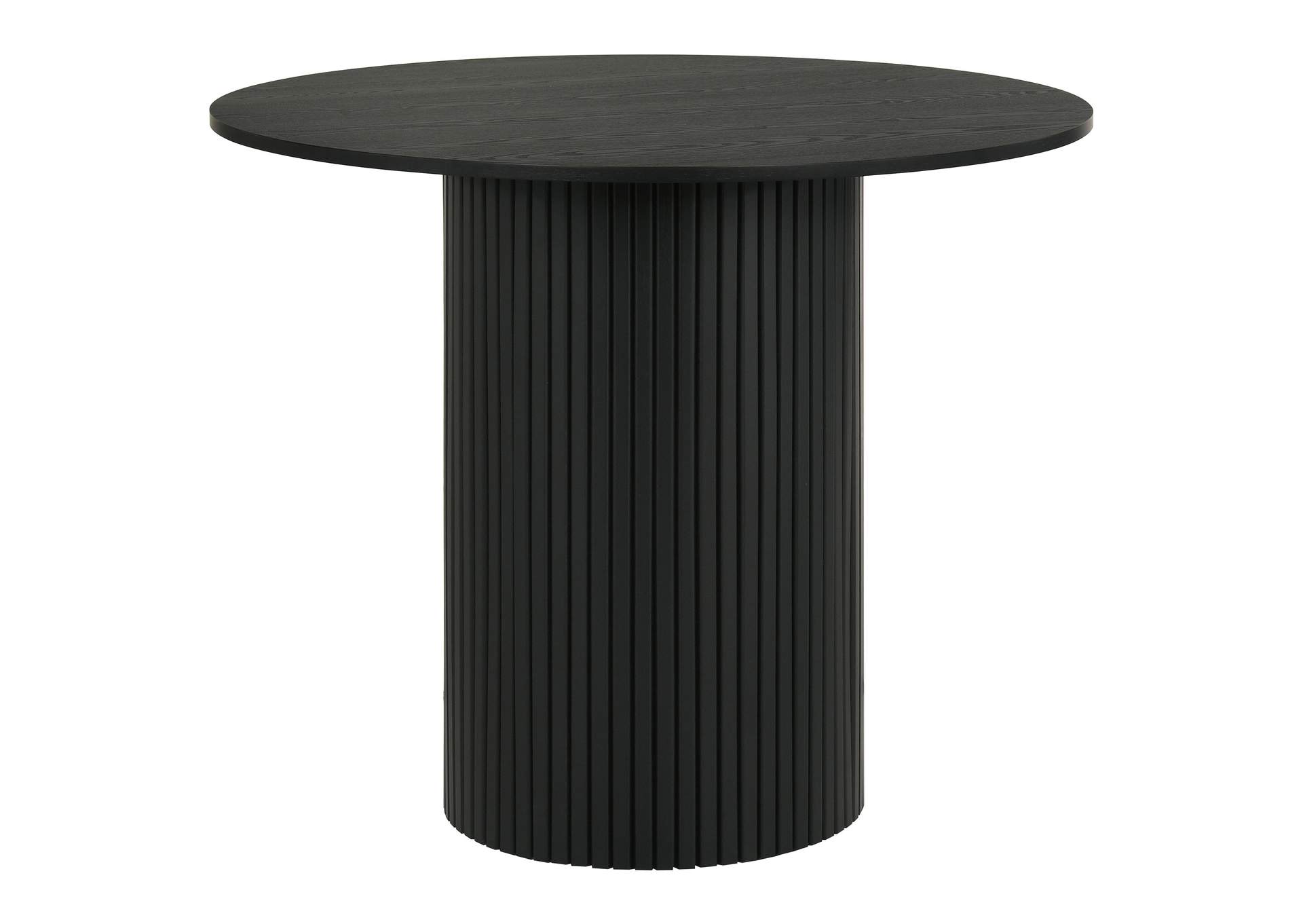 Hamlyn 5-piece Round Wood Counter Height Dining Set Cream and Black image 4