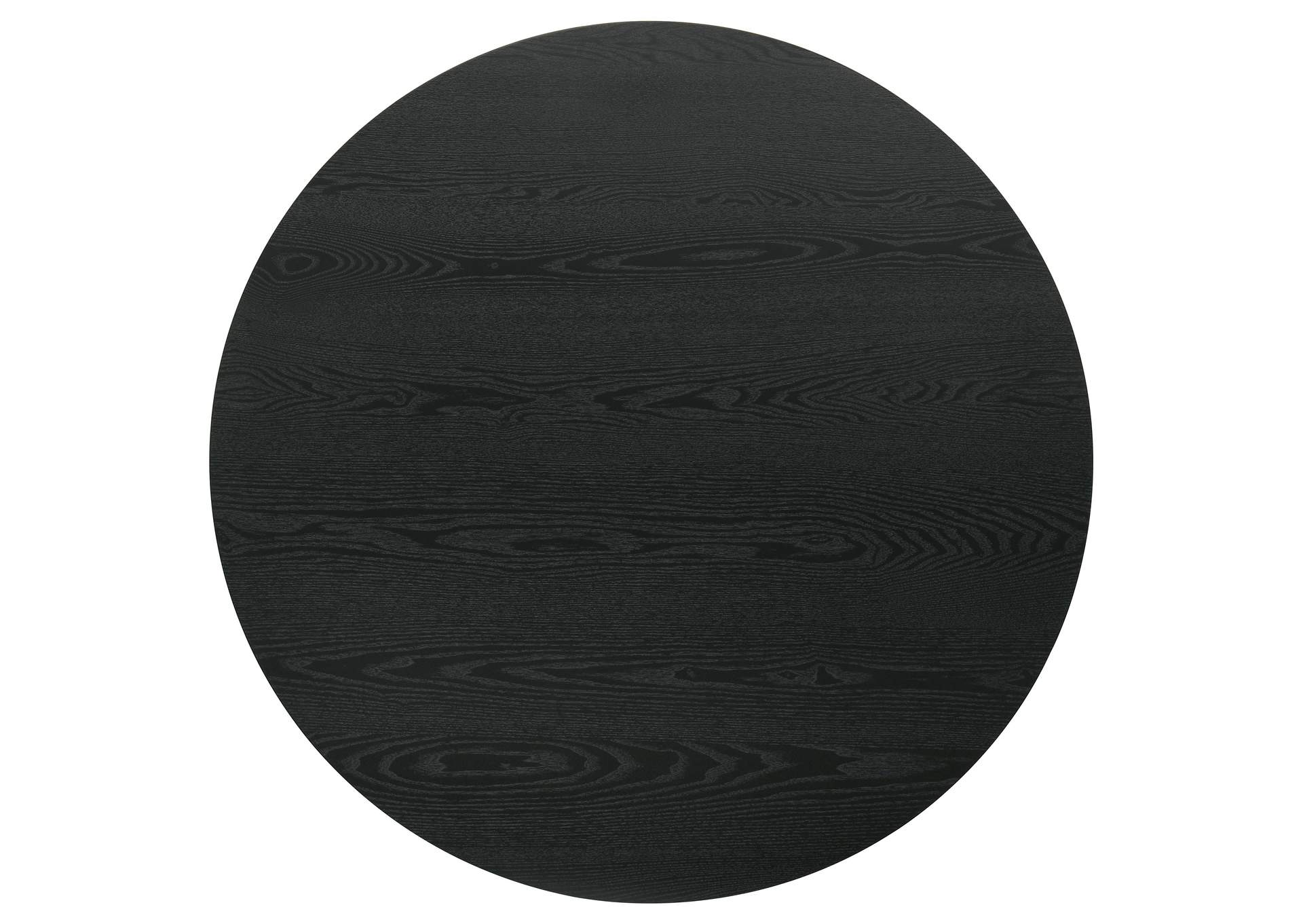 Hamlyn 43-inch Round Wood Counter Height Dining Table Black image 4