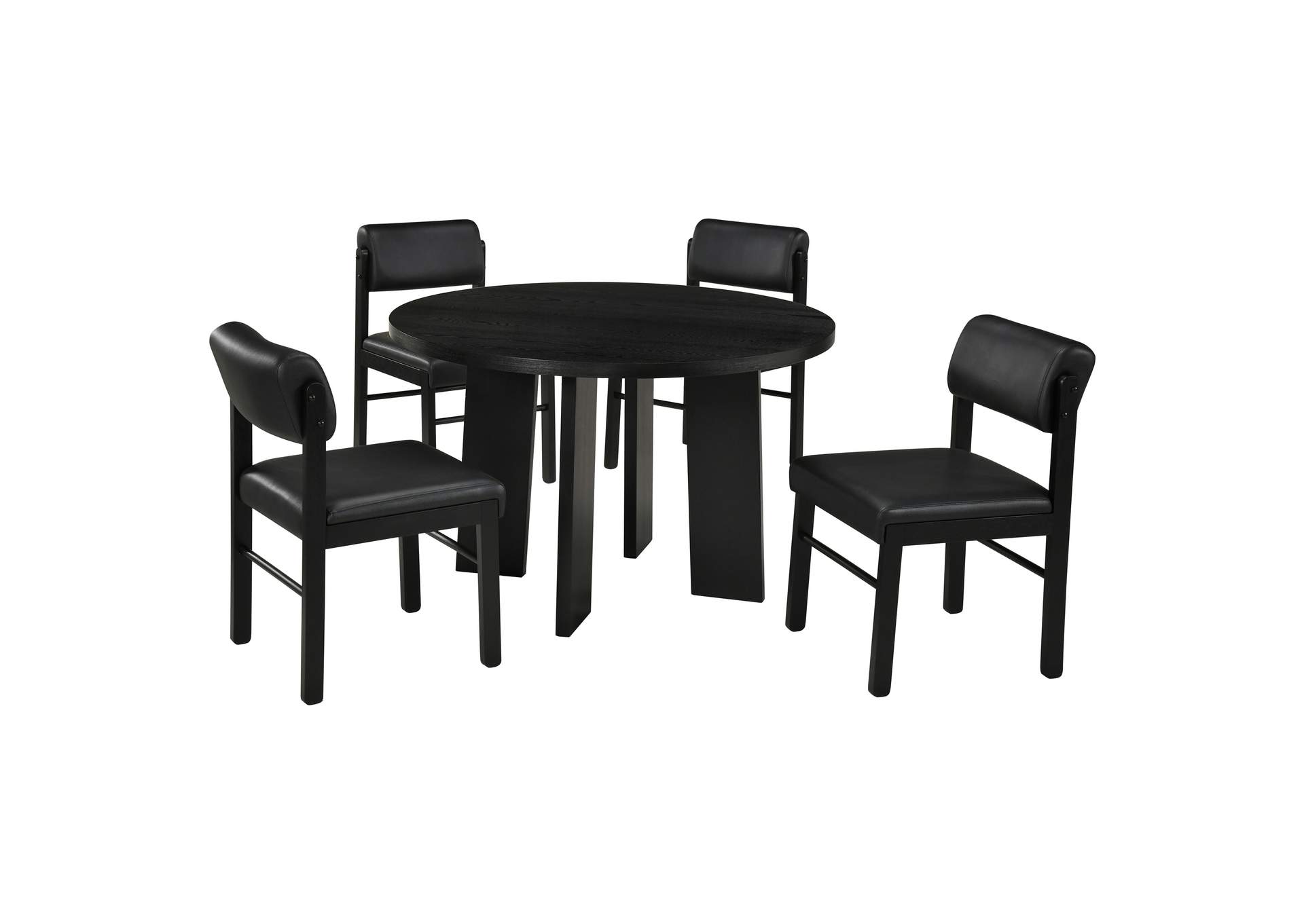 Strouse 5-piece Dining Set Black image 1