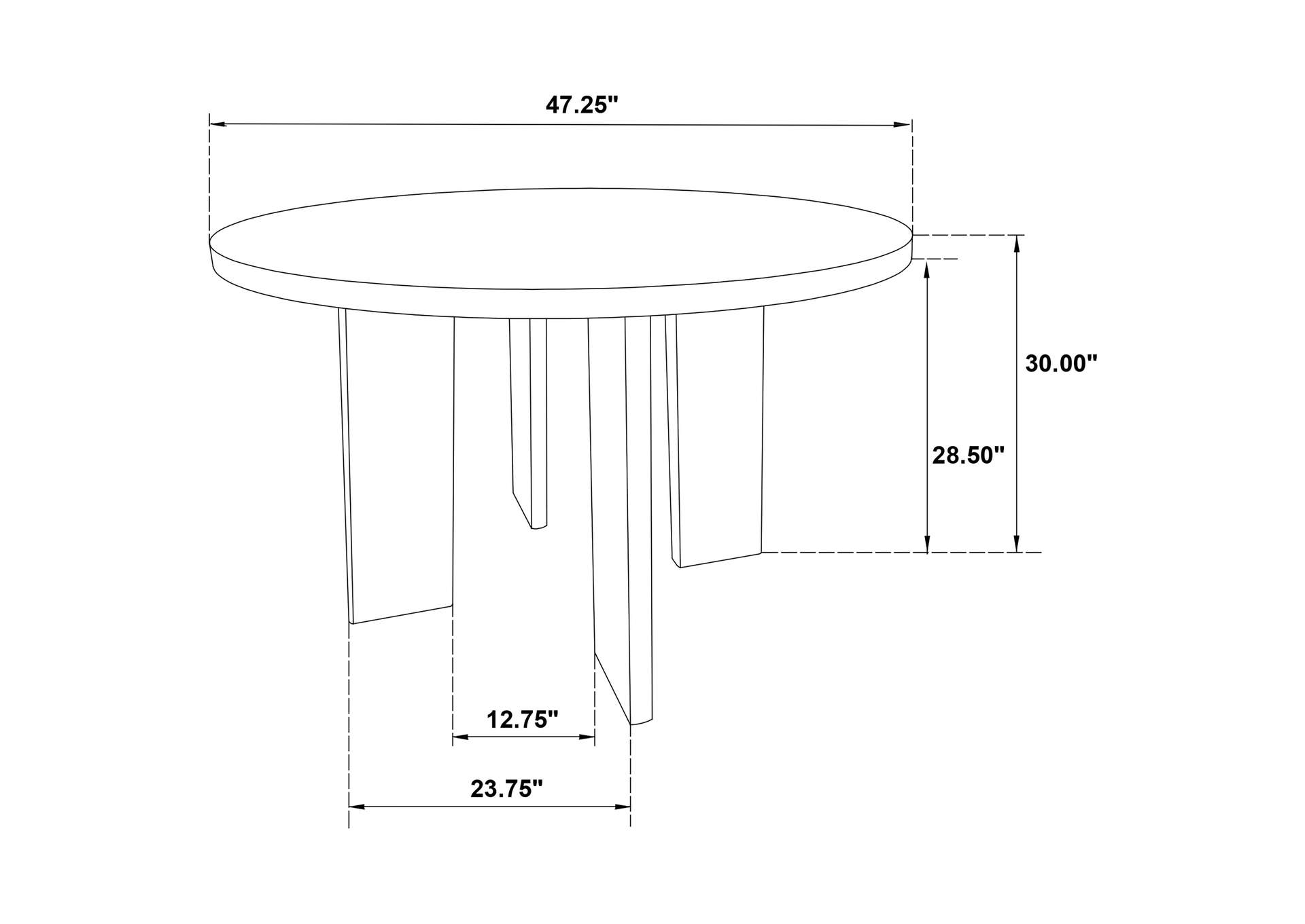 Strouse 5-piece Dining Set Wheat and Natural Oak image 14
