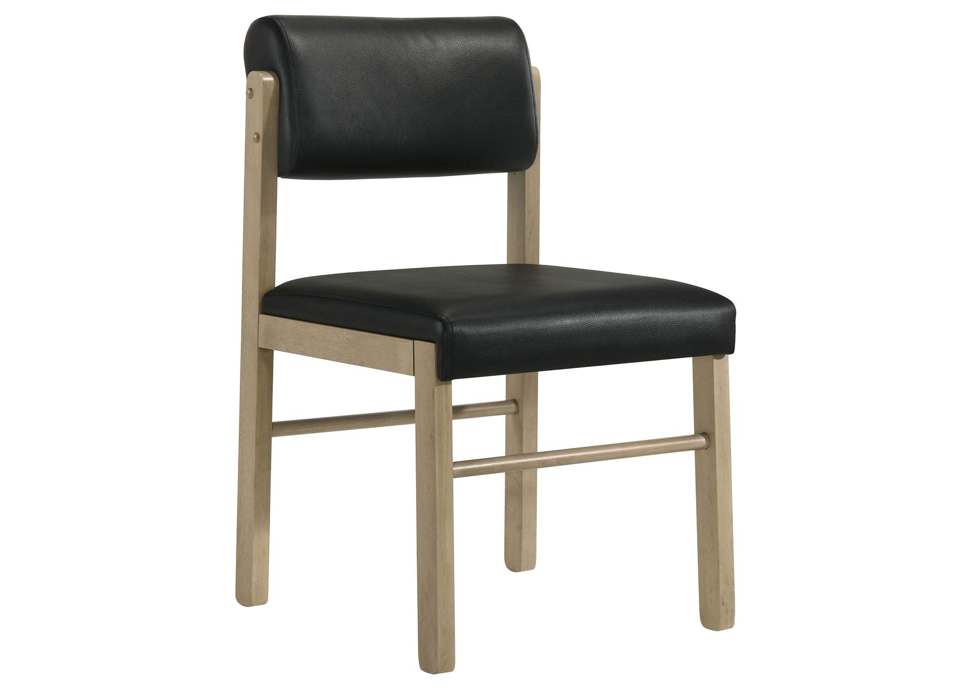 Strouse 5-piece Dining Set Black and Natural Oak image 7