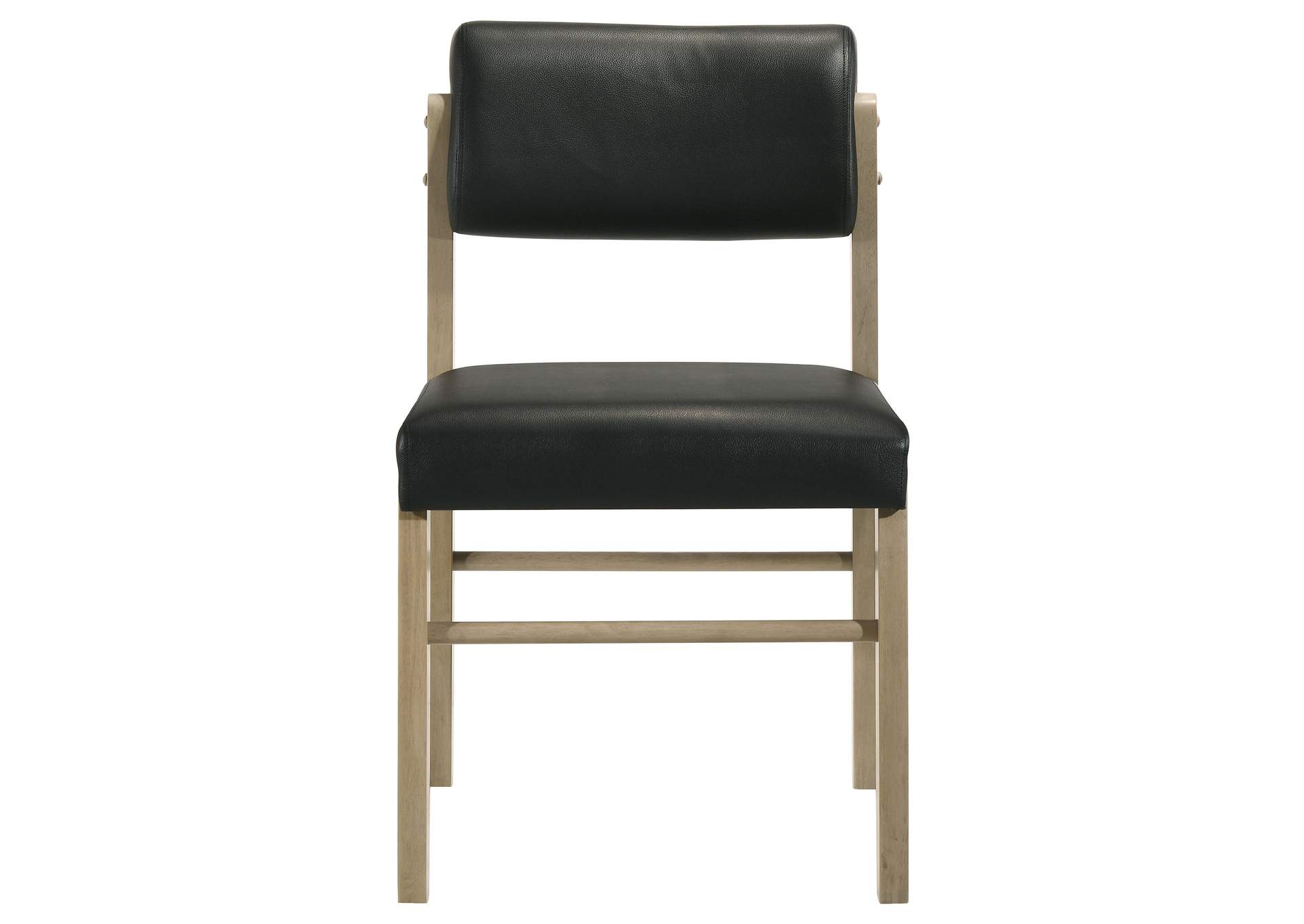 Strouse 5-piece Dining Set Black and Natural Oak image 8