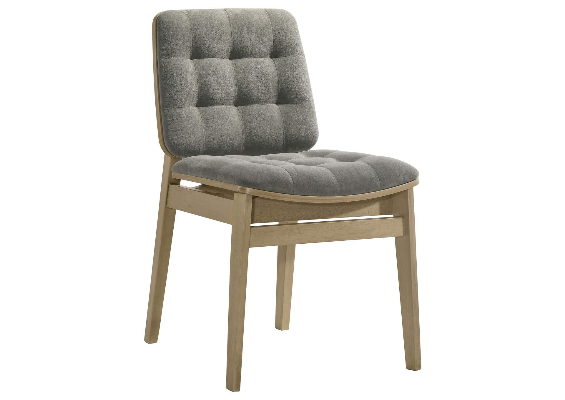 Strouse 5-piece Dining Set Grey and Natural Oak image 7