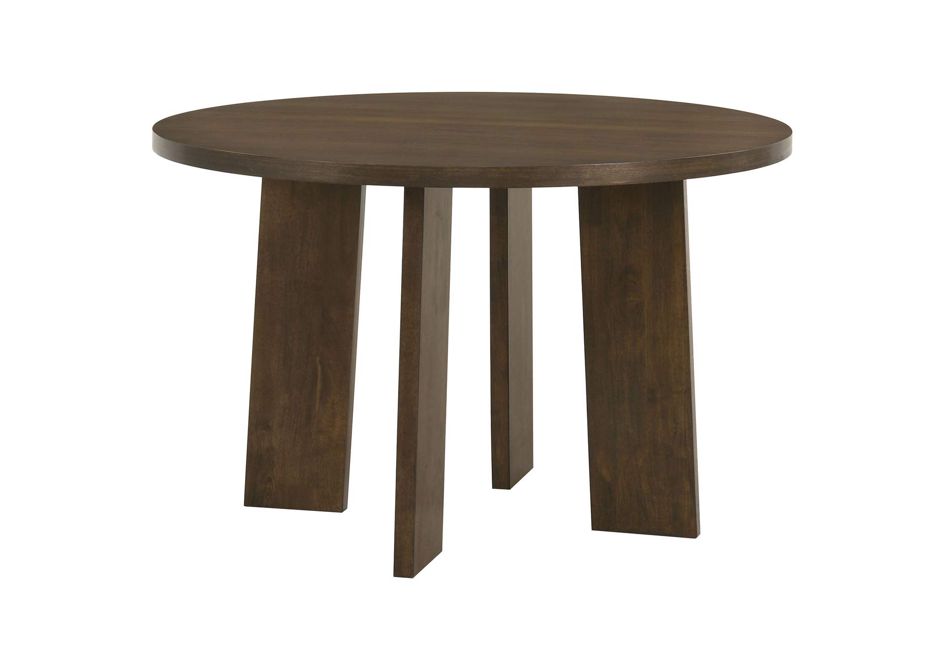 Strouse 5-piece Dining Set Cream and Walnut image 4