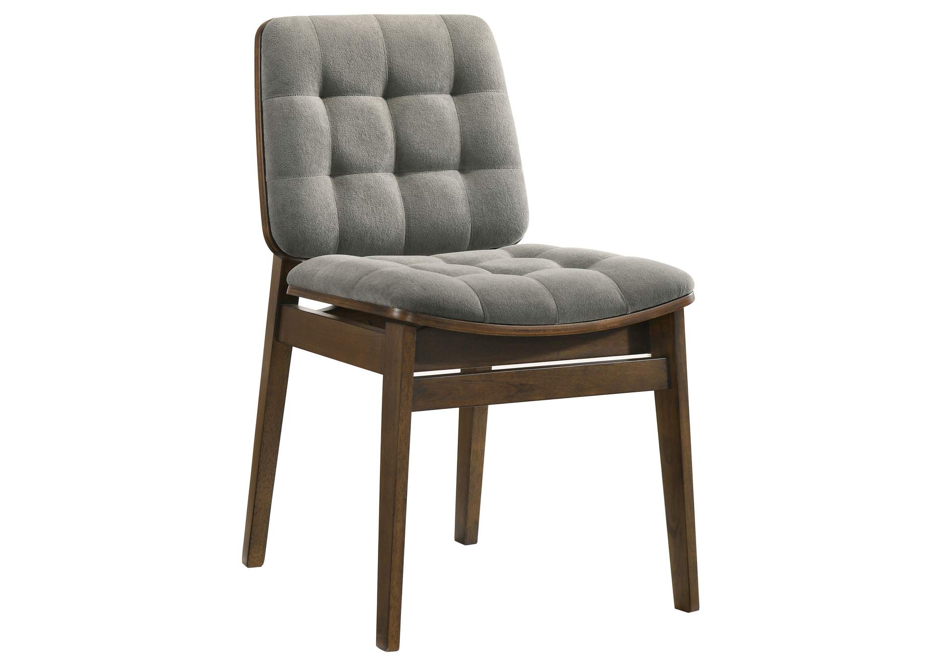 Strouse 5-piece Dining Set Grey and Walnut image 9