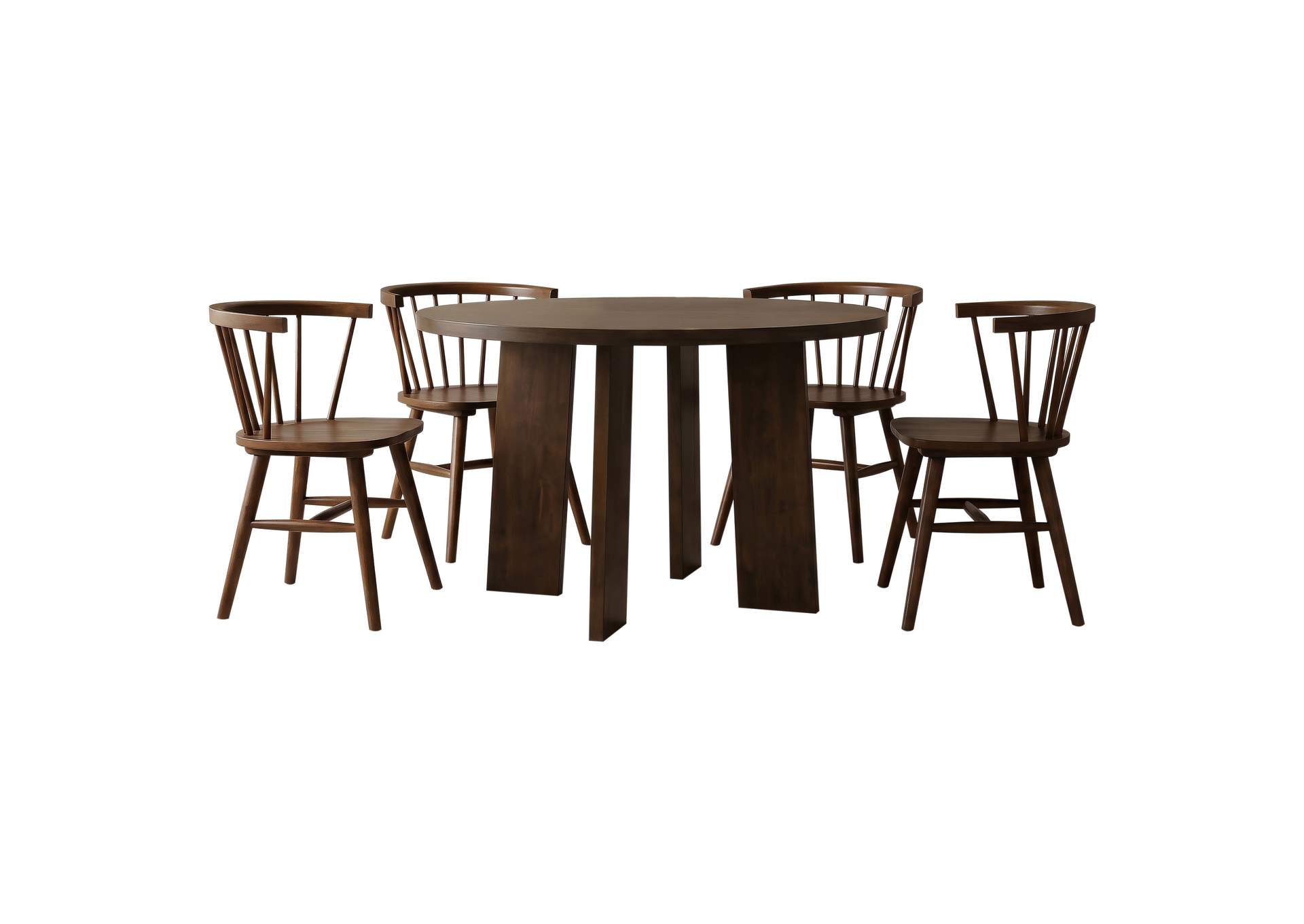 Strouse 5-piece Dining Set Walnut image 5
