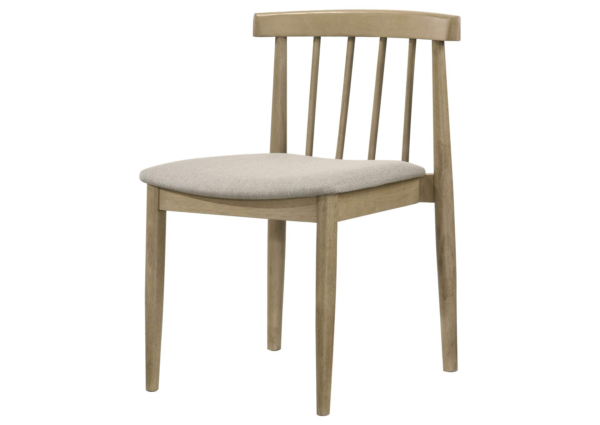 Cullen Dining Side Chair Upholstered Seat Natural Oak (Set of 2) image 6