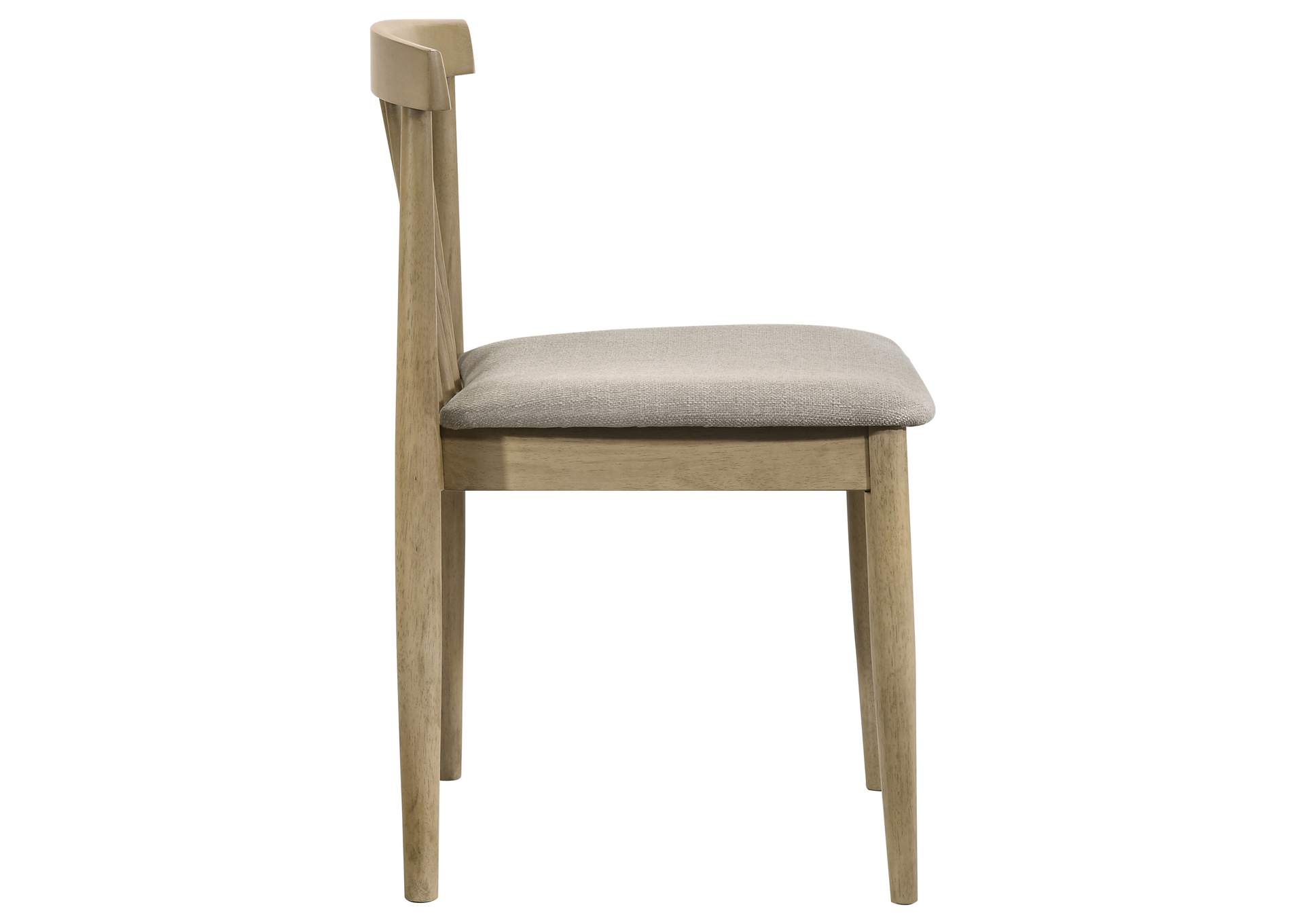 Cullen Dining Side Chair Upholstered Seat Natural Oak (Set of 2) image 10