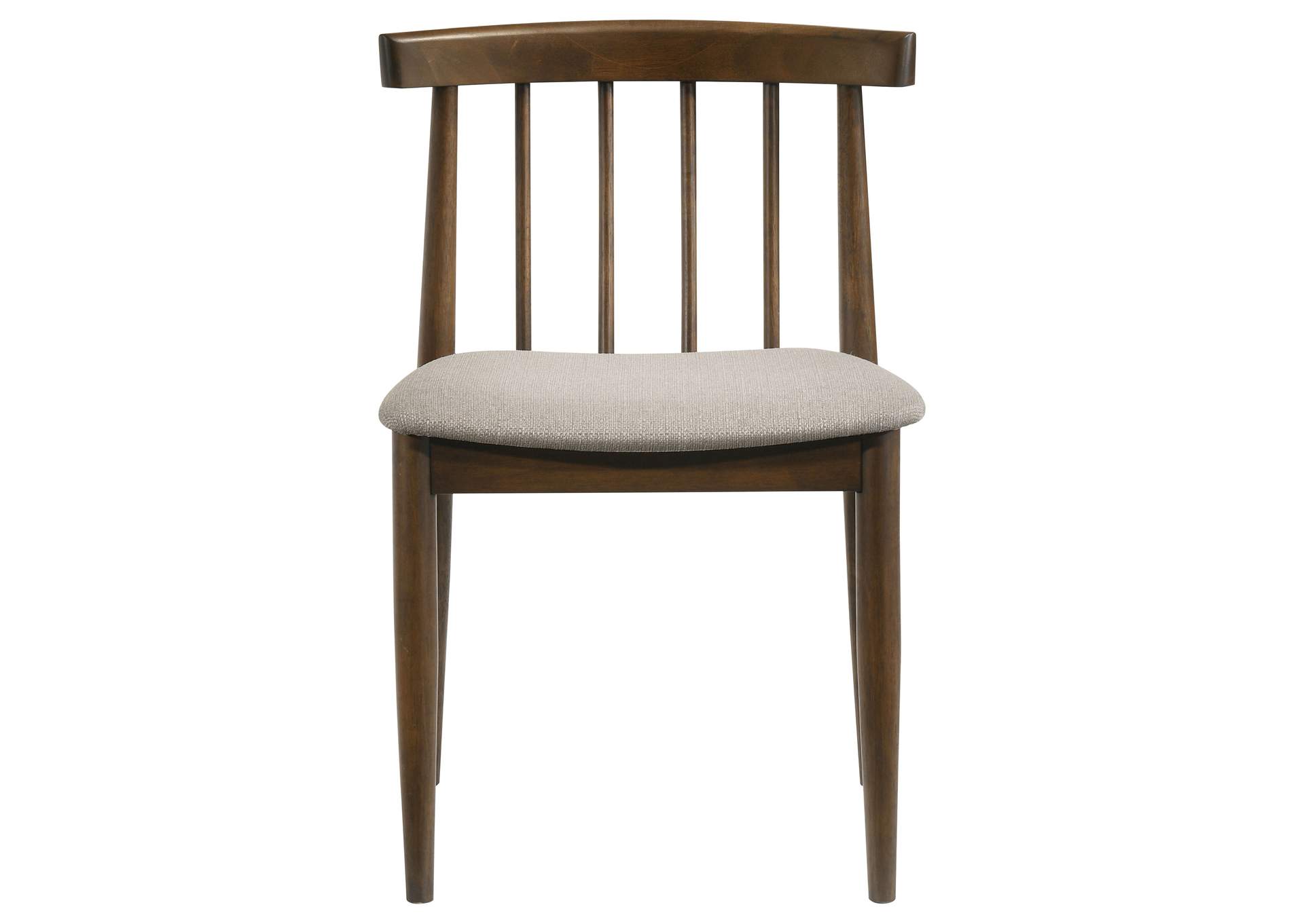 Cullen Dining Side Chair Upholstered Seat Dark Walnut (Set of 2) image 5