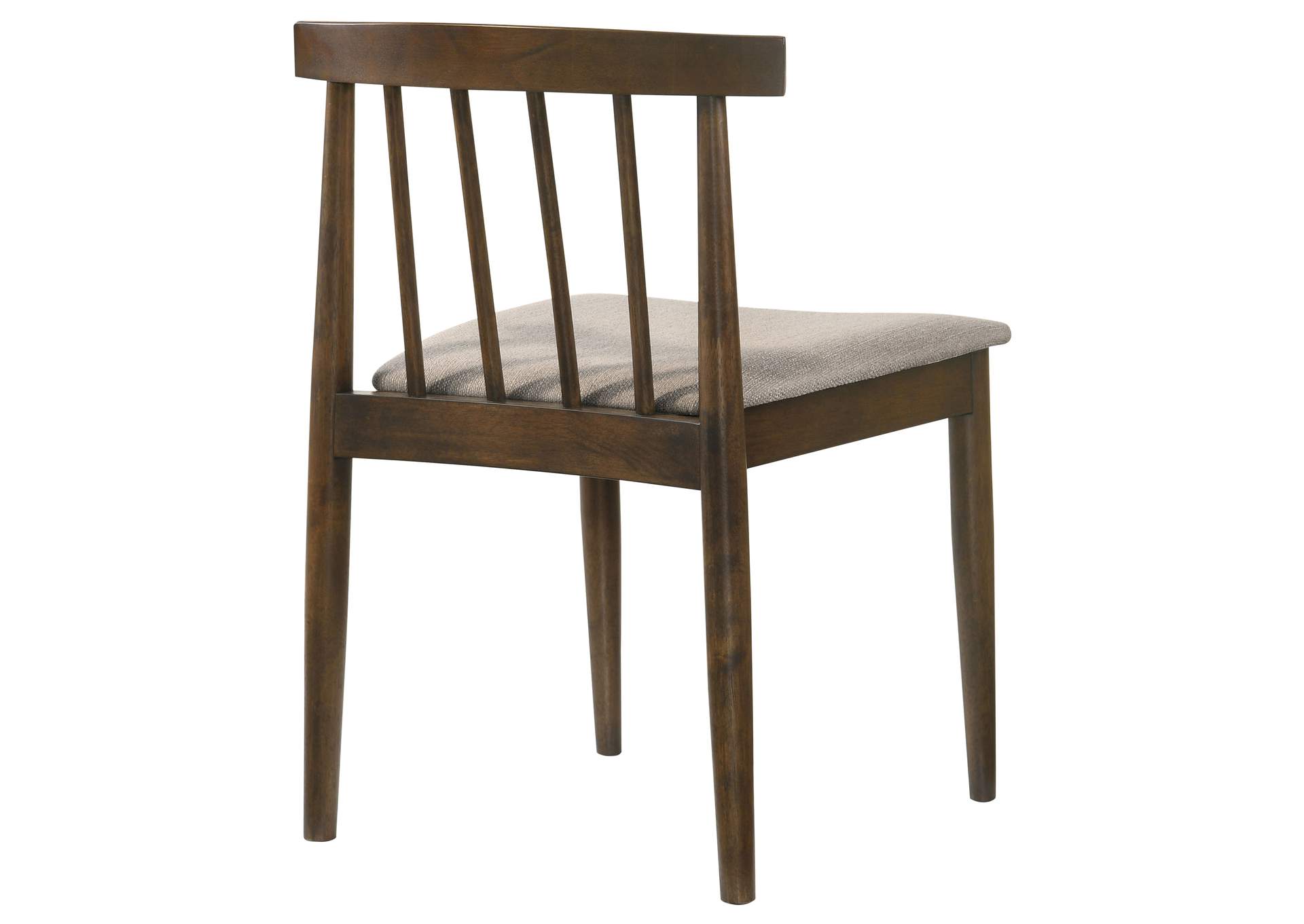 Cullen Dining Side Chair Upholstered Seat Dark Walnut (Set of 2) image 9