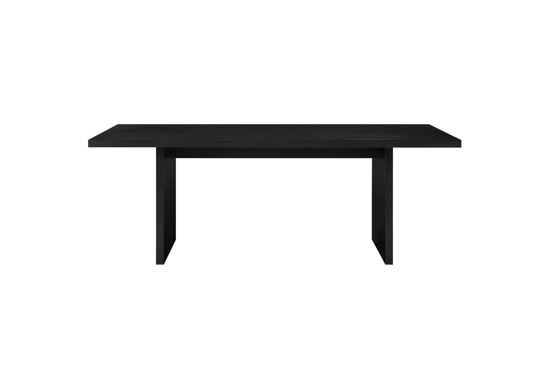 Decker 82-inch Rectangular Wood Dining Table Black image 3