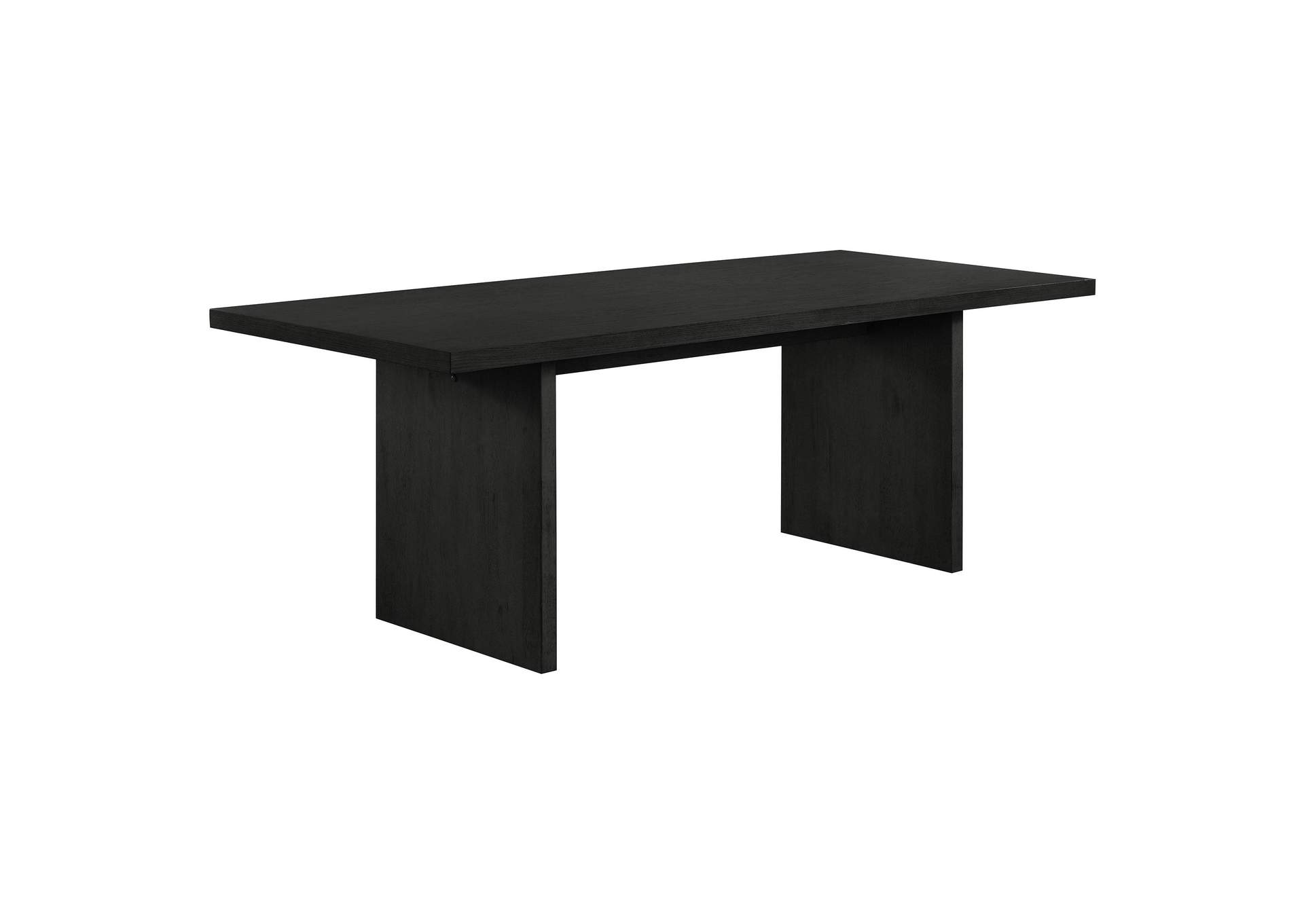 Decker 82-inch Rectangular Wood Dining Table Black image 1