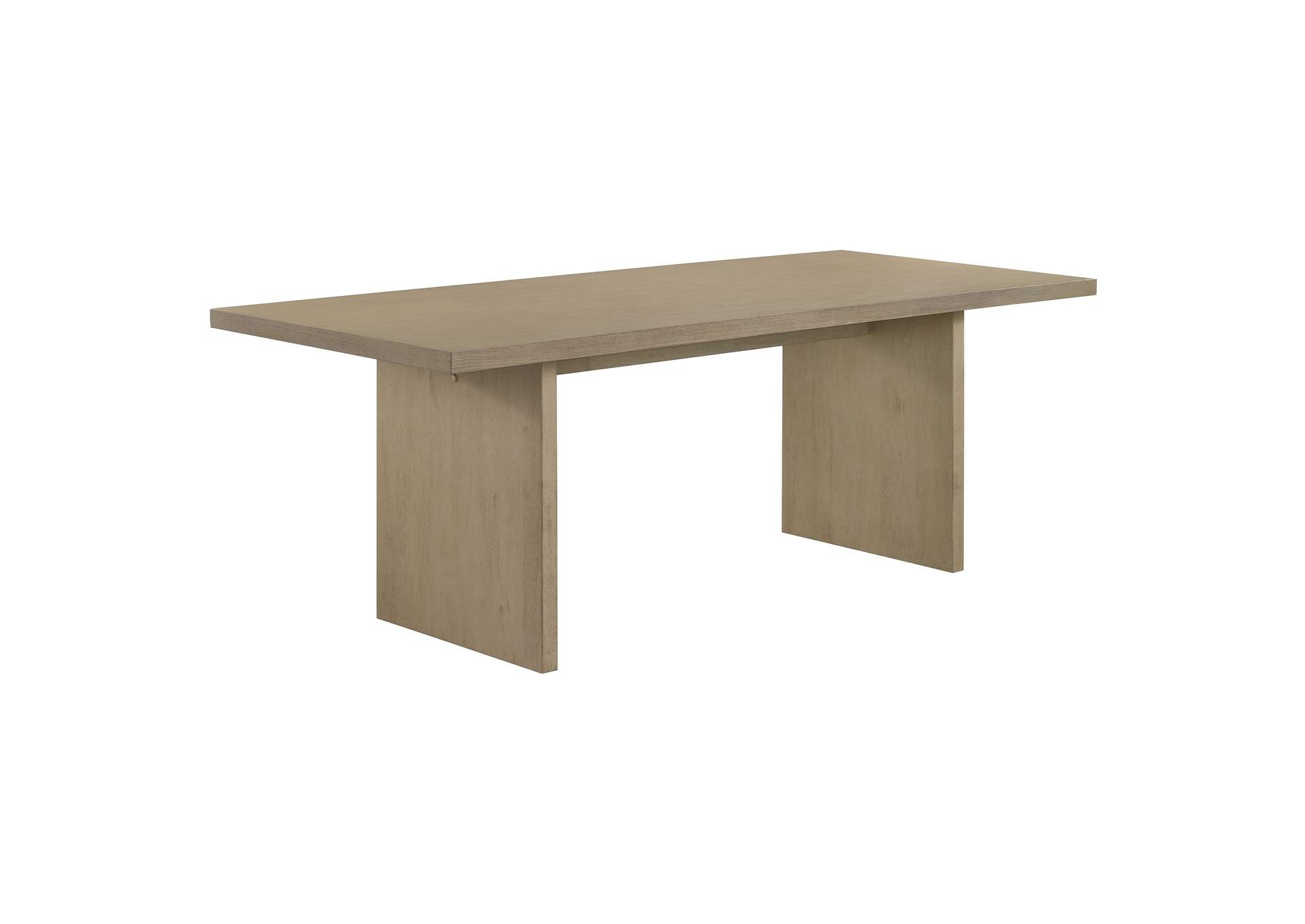 Decker 7-piece 82-inch Rectangular Dining Set Black and Natural Oak image 4