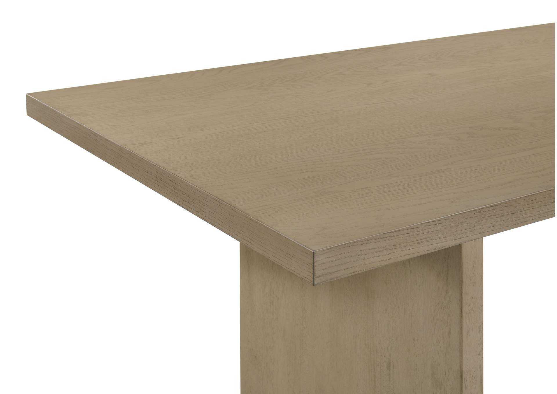 Decker 70-inch Rectangular Wood Counter Height Dining Table Natural Oak image 7