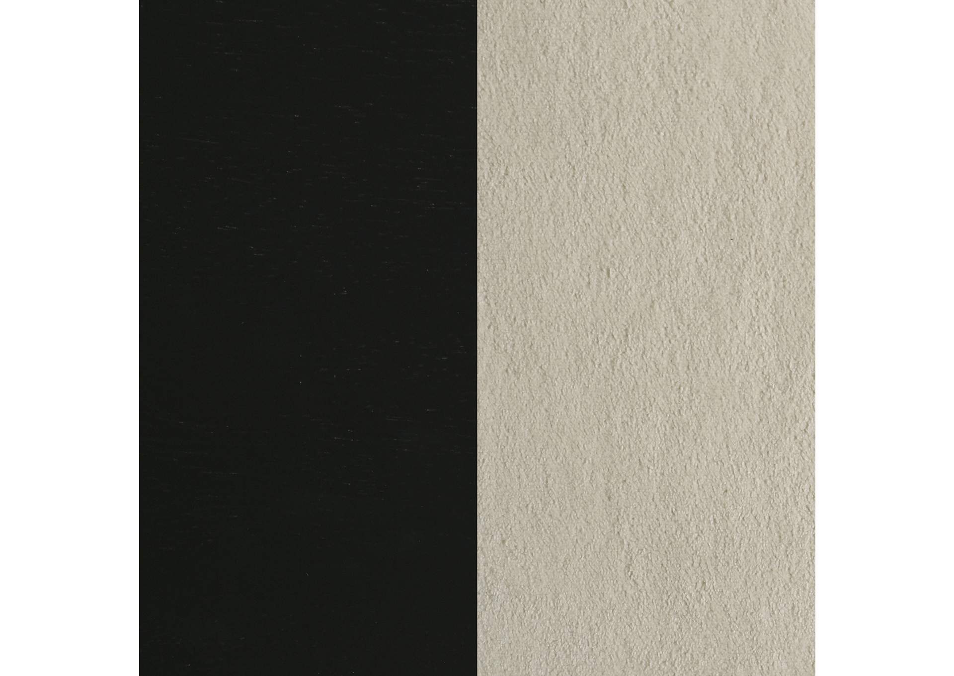 Redbridge Velvet Upholstered Counter Chair Cream and Black (Set of 2) image 12