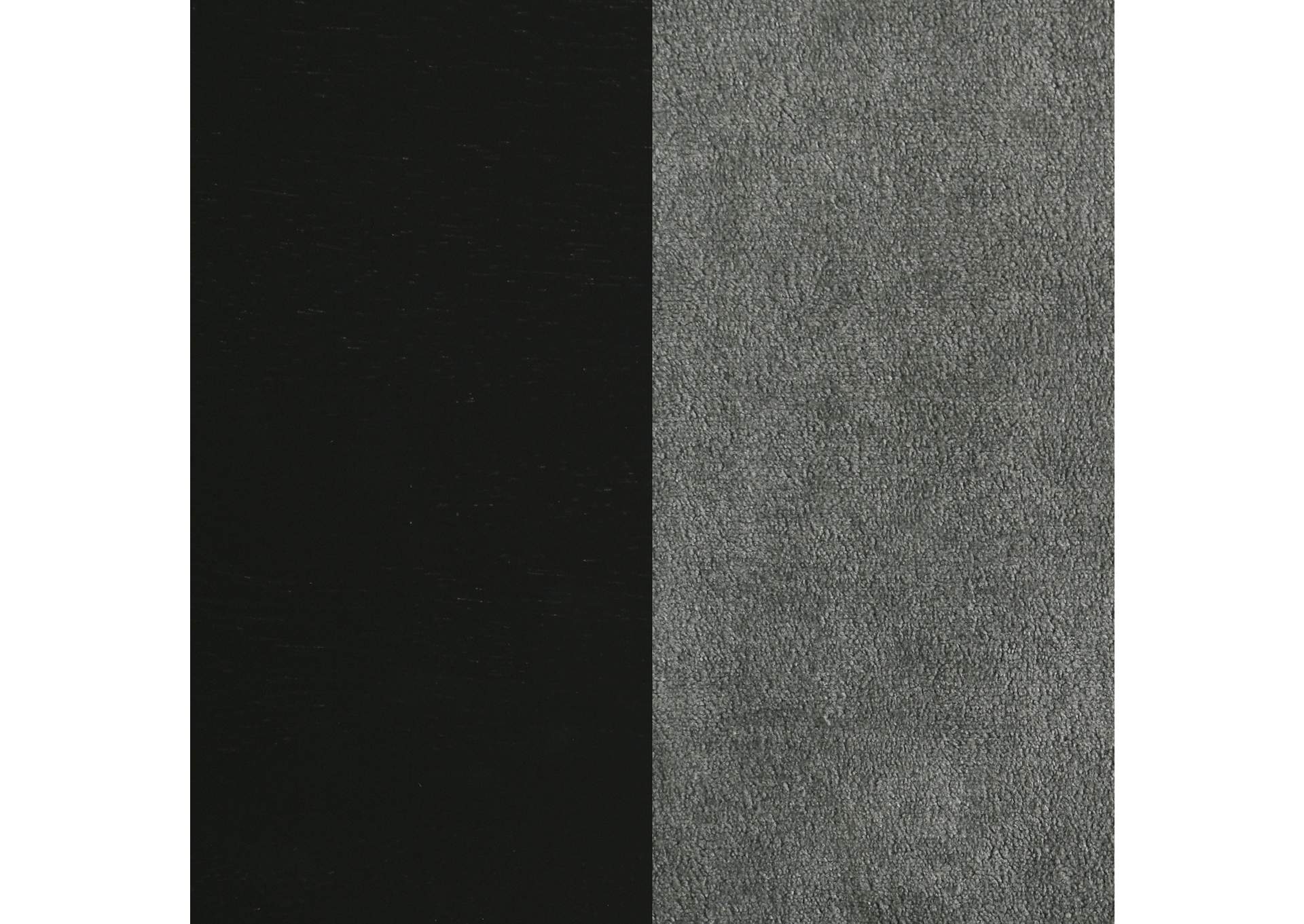 Redbridge Velvet Upholstered Side Chair Grey and Black (Set of 2) image 12